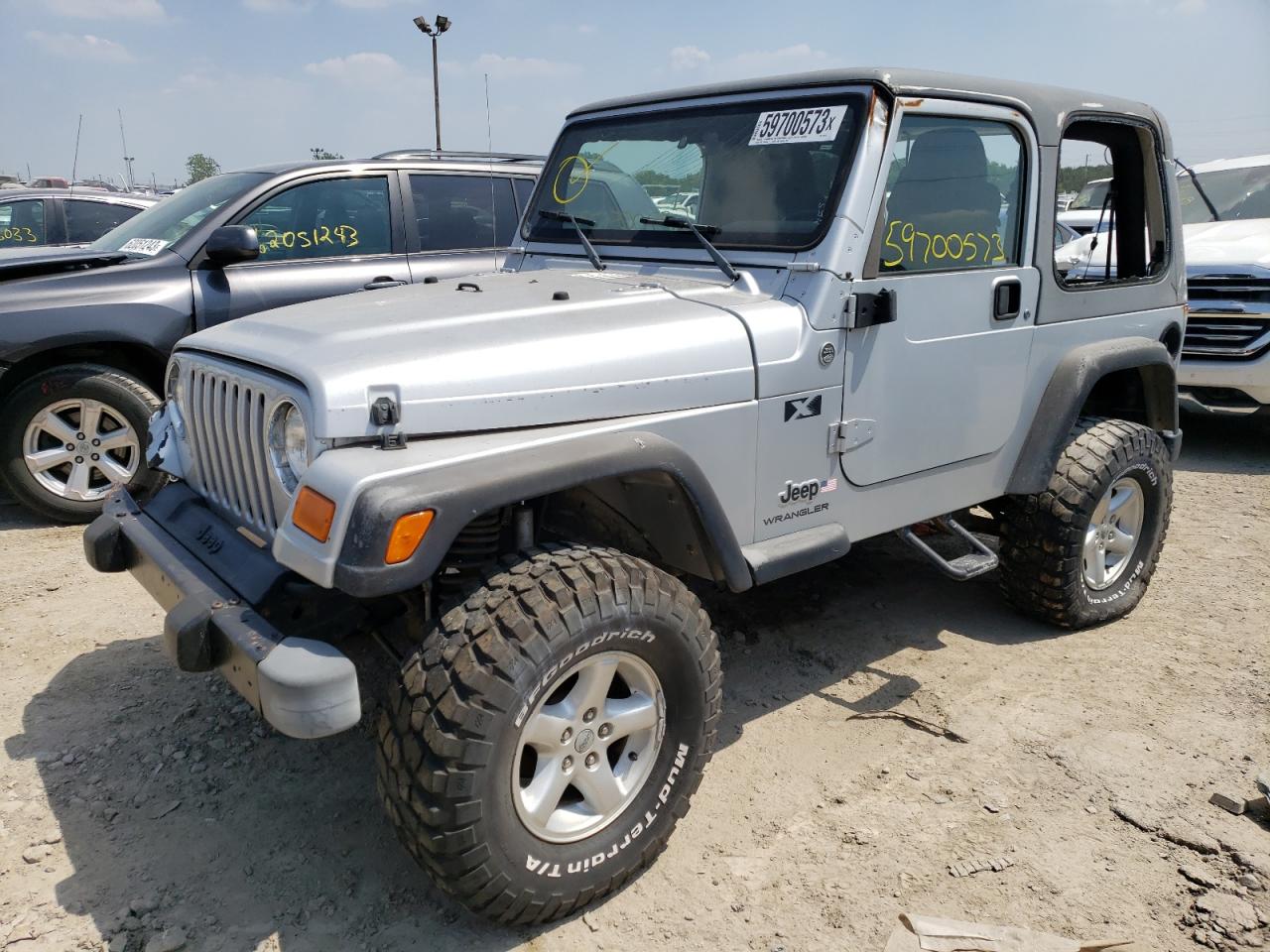 jeep wrangler x 2005 1j4fa39sx5p310775