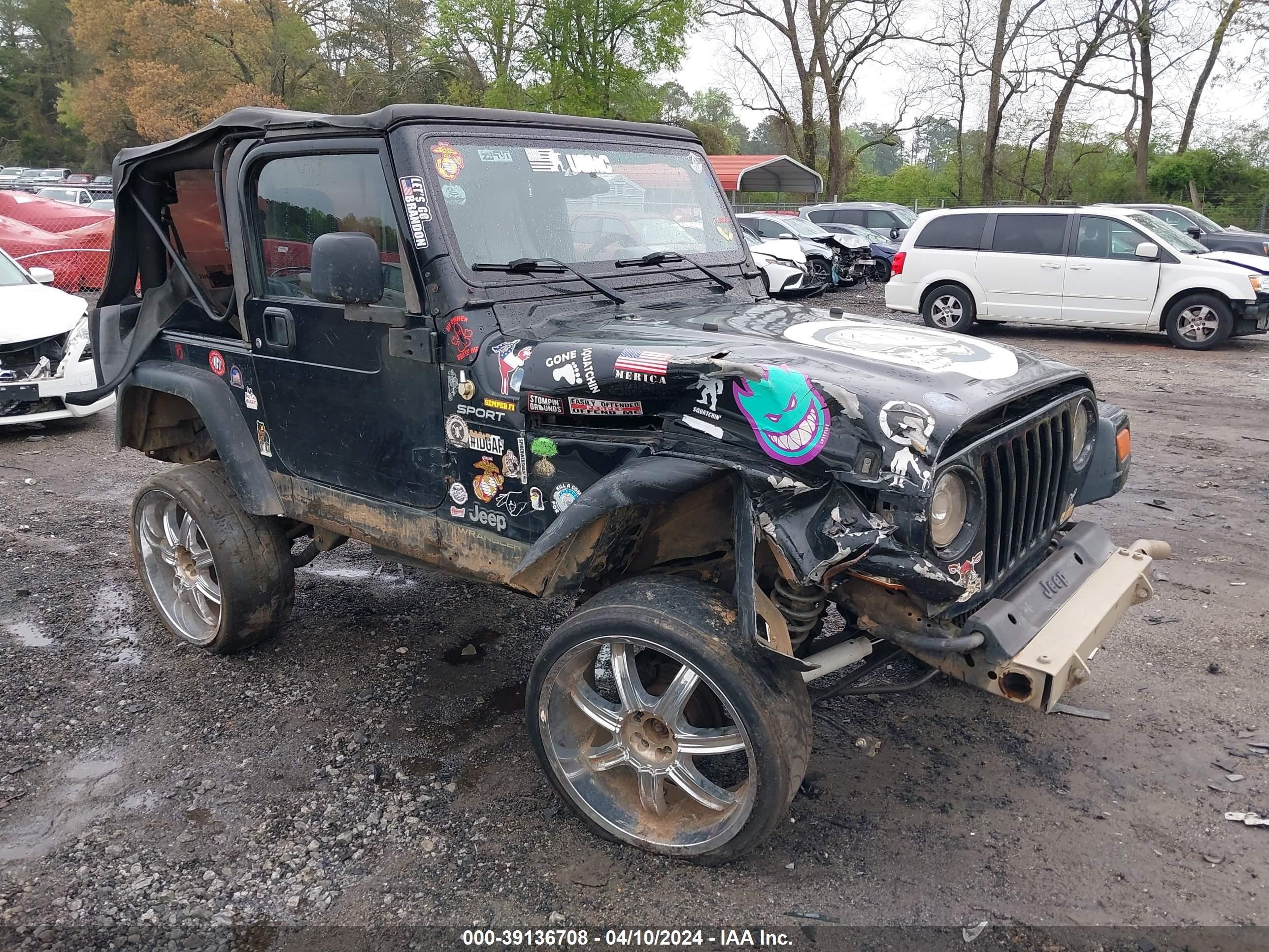 jeep wrangler 2006 1j4fa49s36p702620