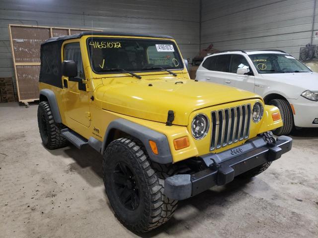 jeep wrangler / 2004 1j4fa49s44p739365