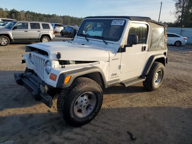 jeep wrangler 2003 1j4fa49s53p326742