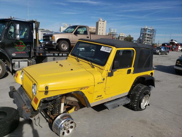 jeep wrangler 2004 1j4fa49s54p732036