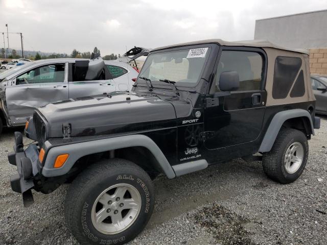 jeep wrangler 2006 1j4fa49s56p718835