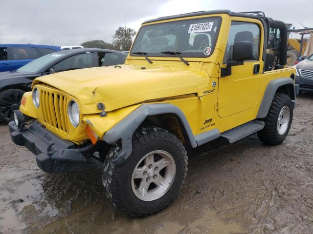 jeep wrangler 2006 1j4fa49s56p722707