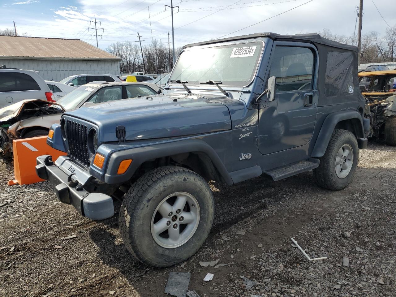 jeep wrangler 2001 1j4fa49s61p357303