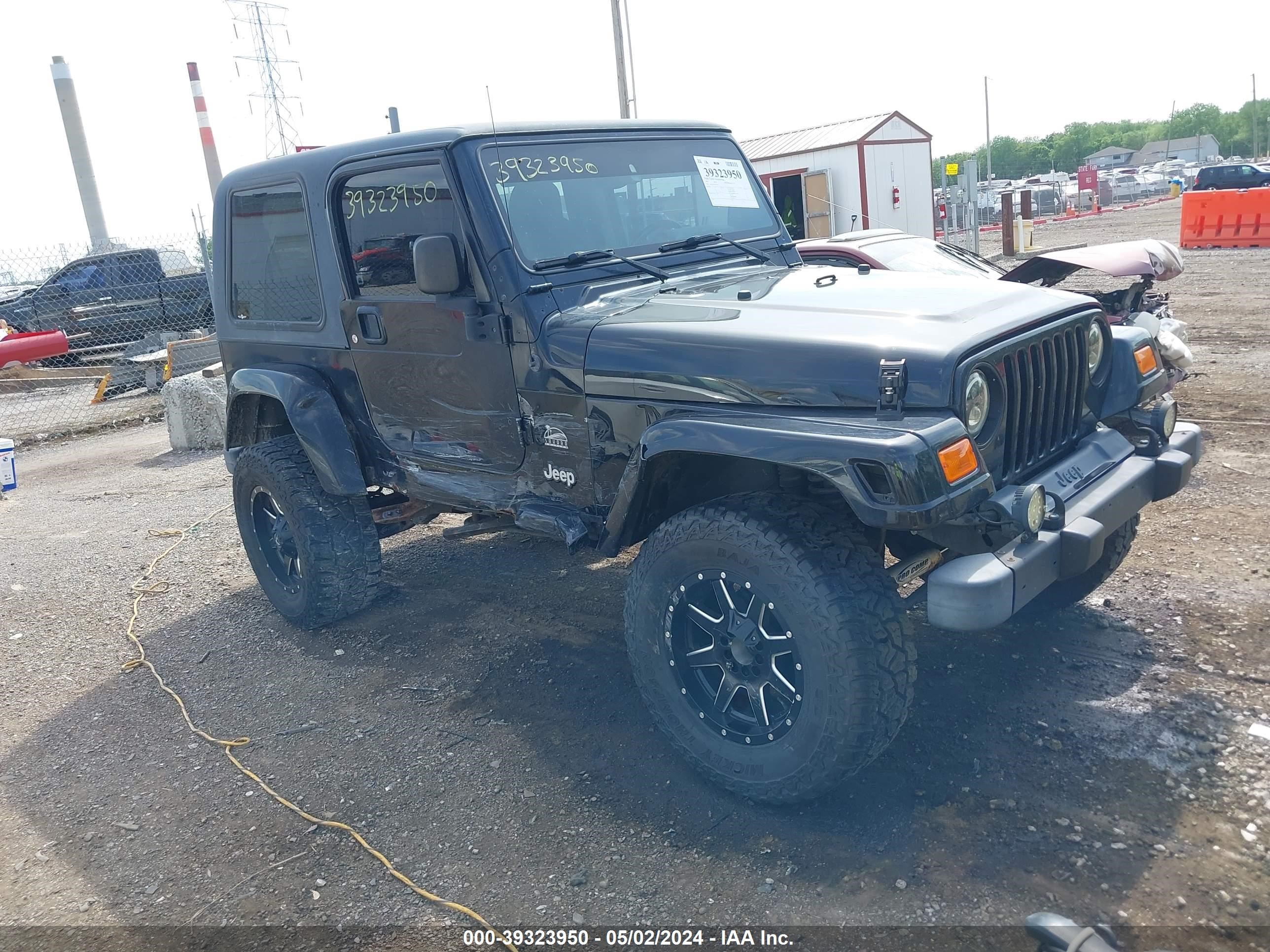 jeep wrangler 2003 1j4fa59s13p323391