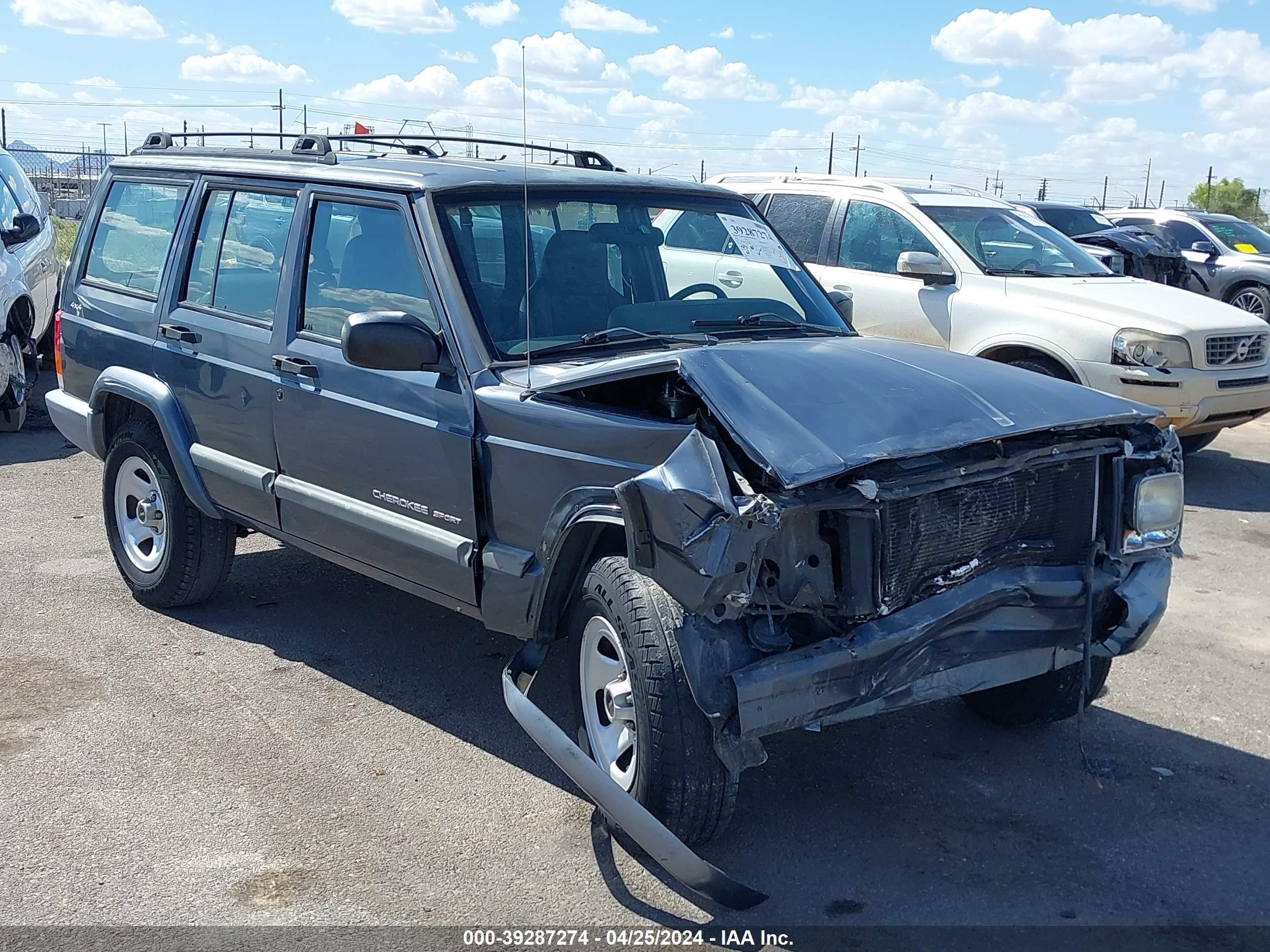 jeep cherokee 2001 1j4ff48s51l593581