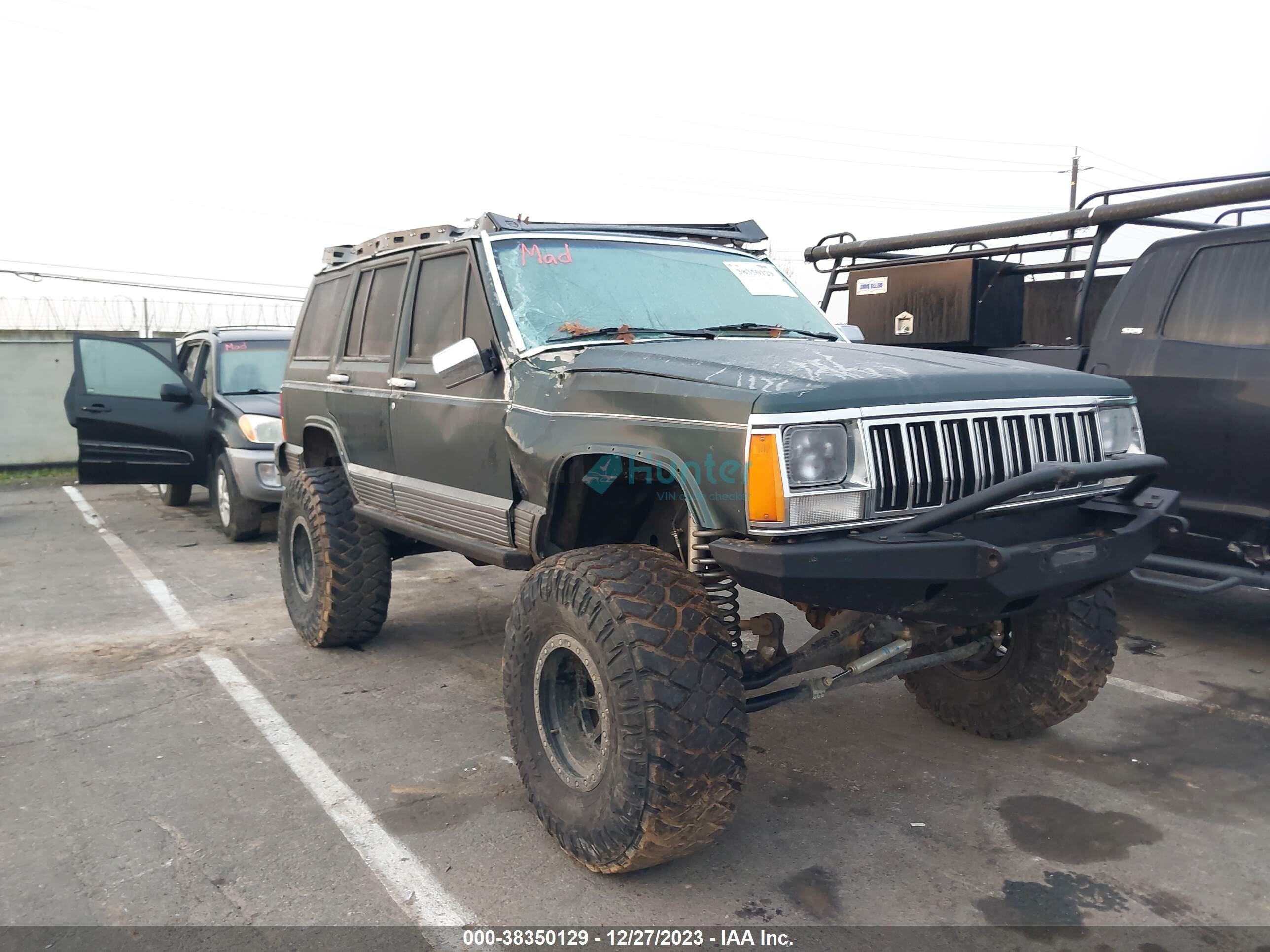 jeep cherokee 1992 1j4fj58s5nl220499