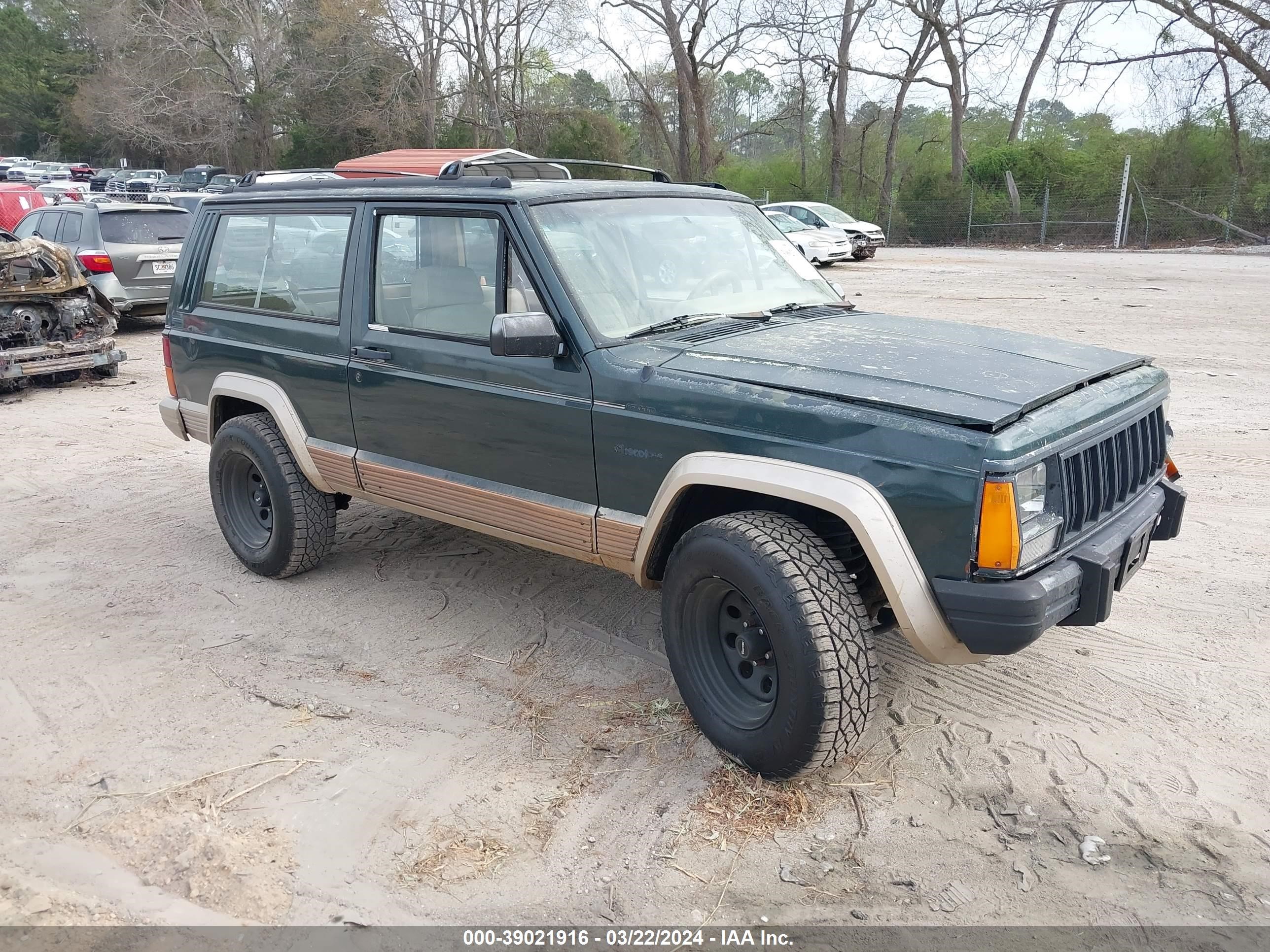 jeep cherokee 1993 1j4fj77s3pl534541