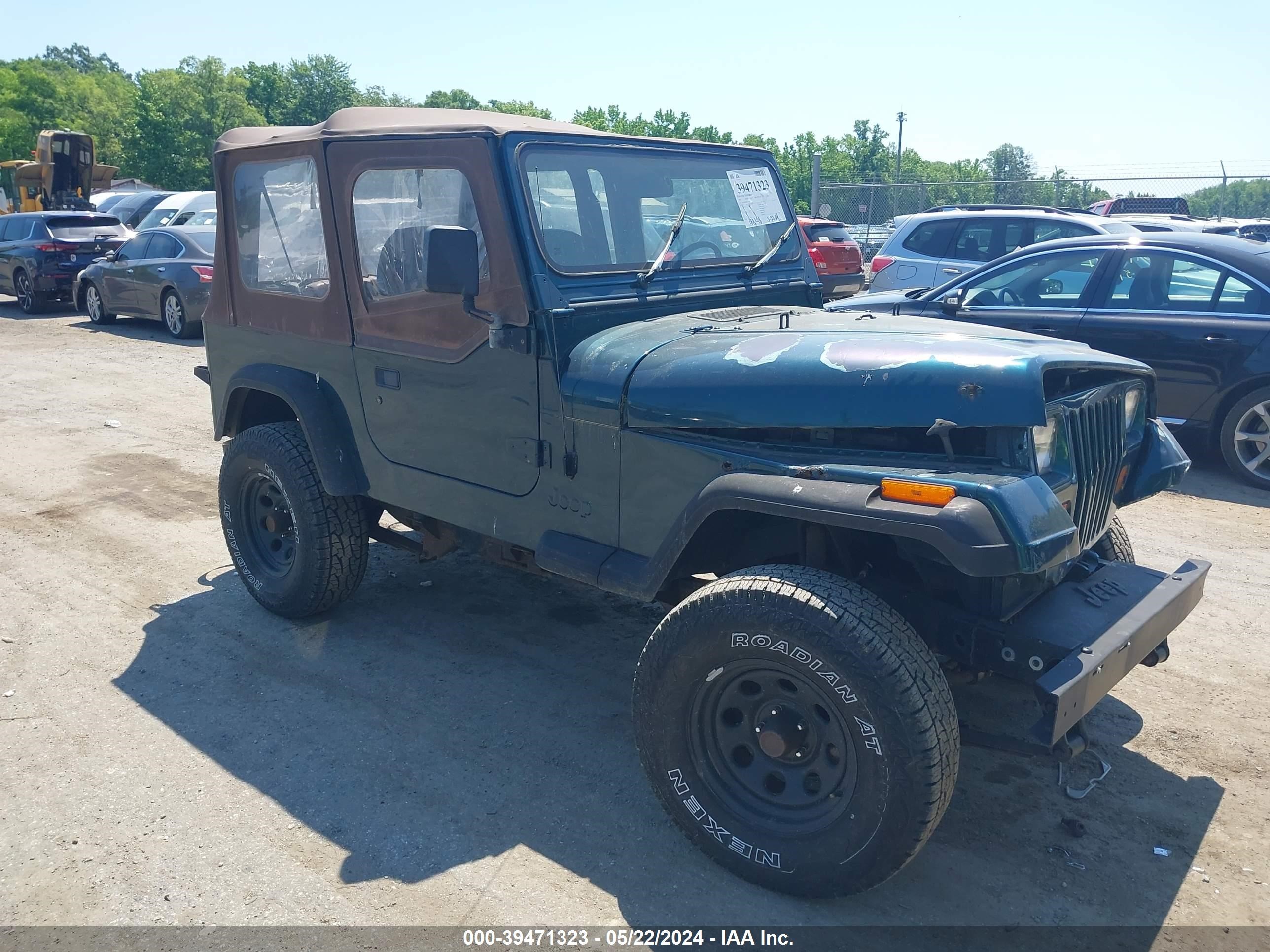 jeep wrangler 1995 1j4fy19p6sp262487