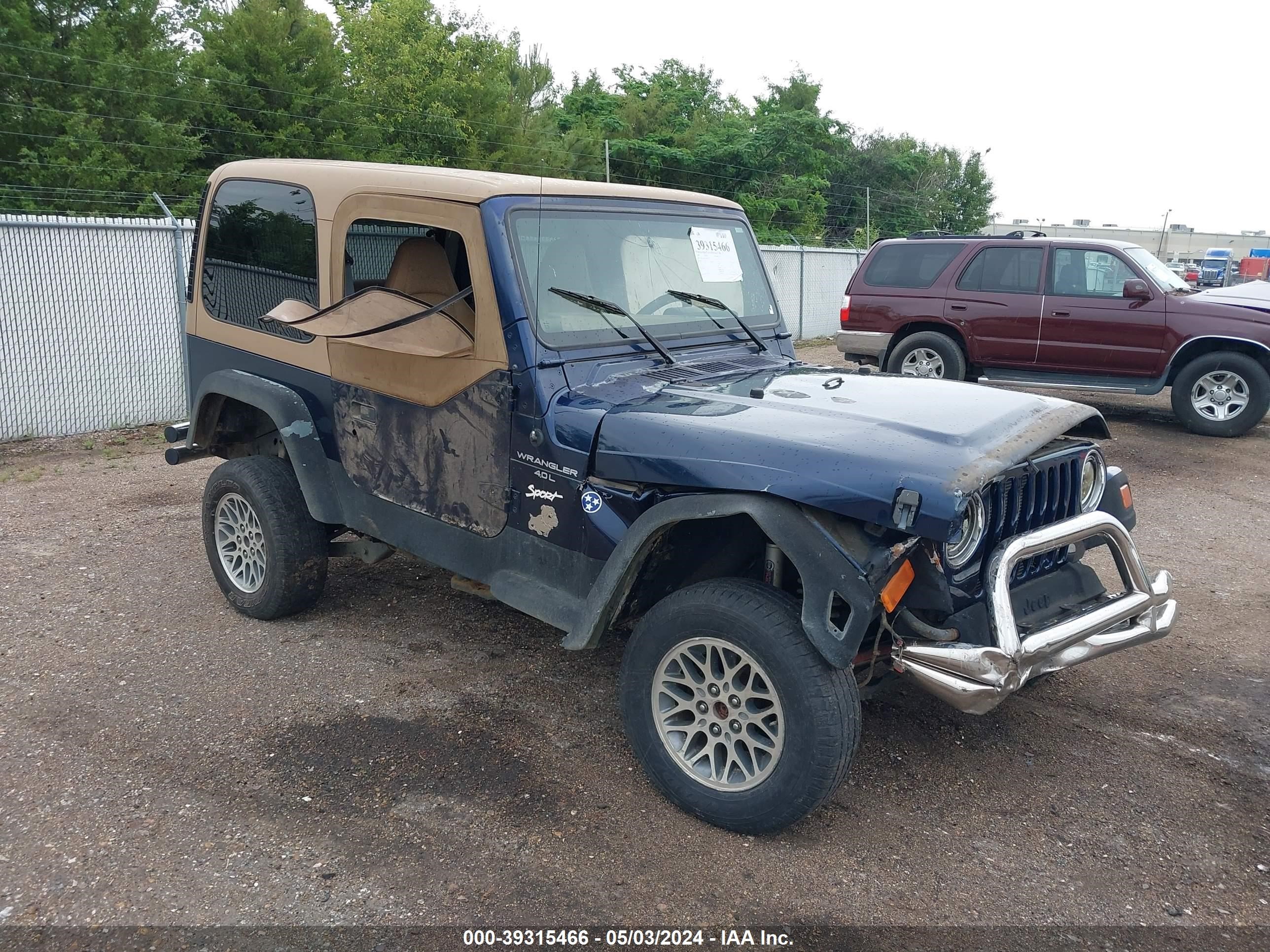 jeep wrangler 1997 1j4fy19s2vp492570