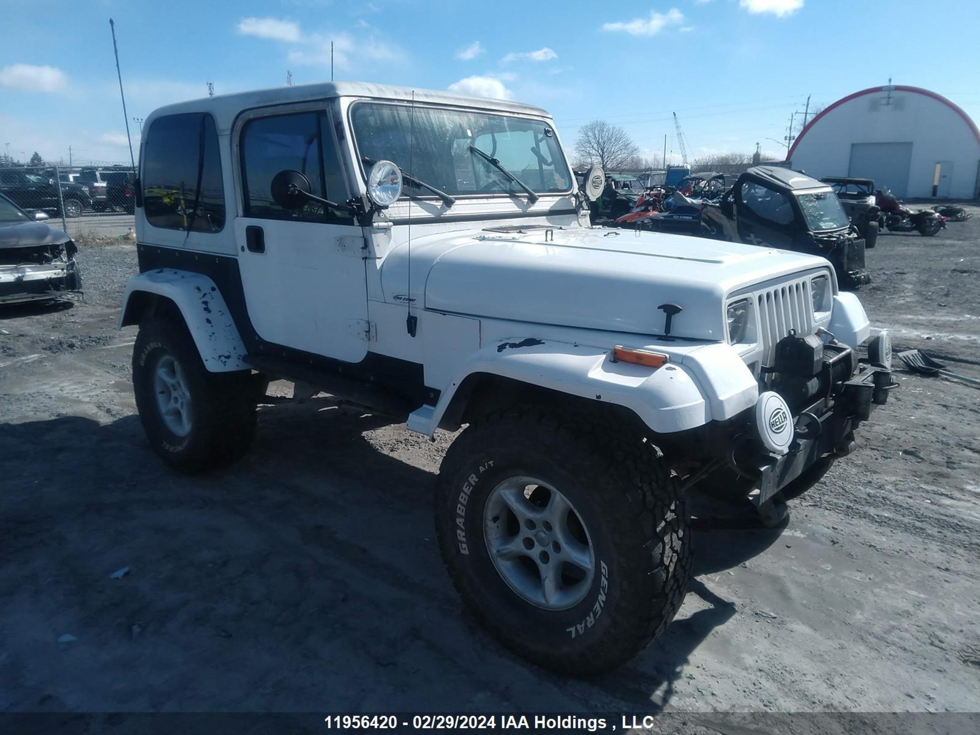 jeep wrangler 1995 1j4fy29s1sp203020