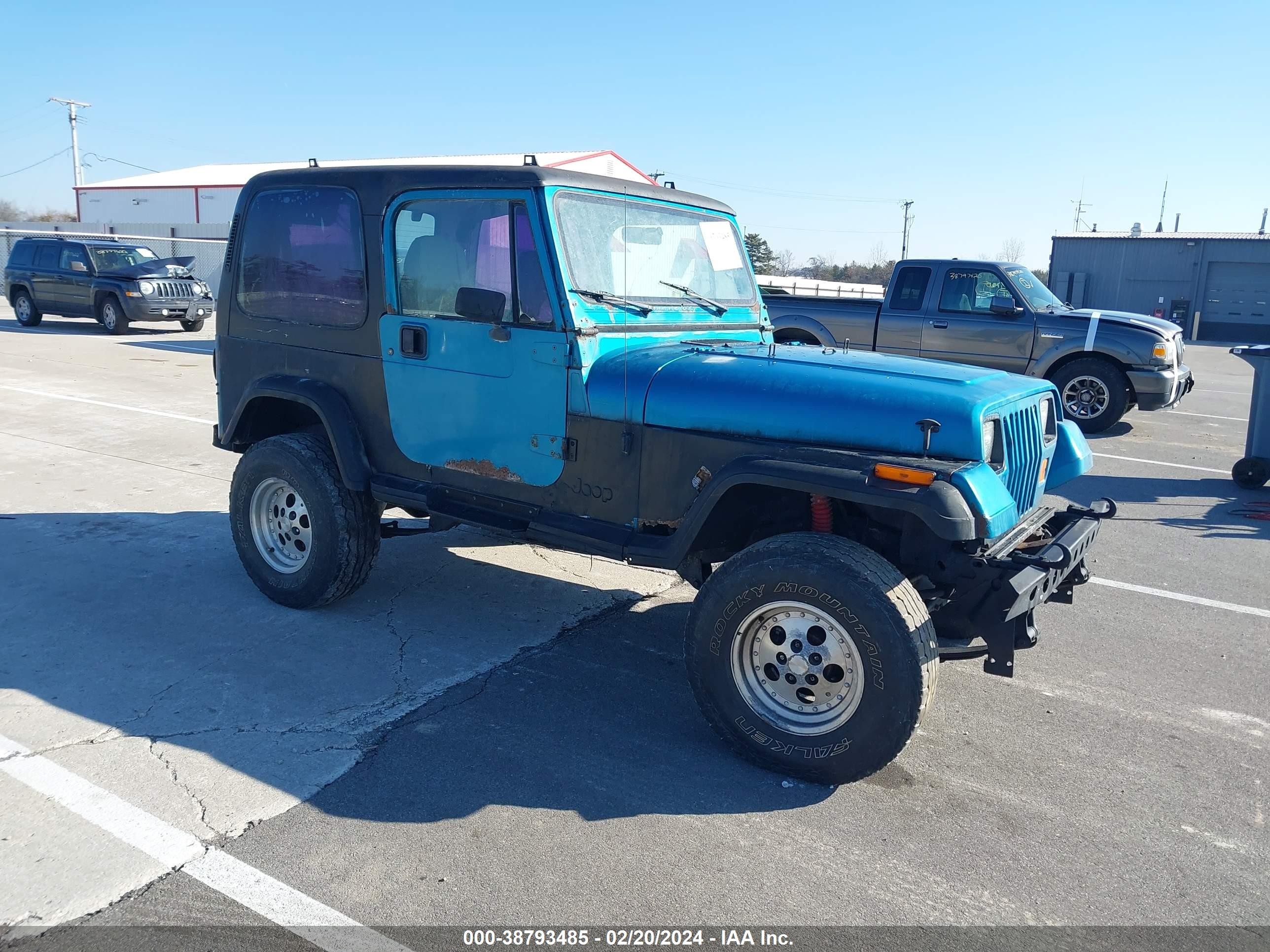 jeep wrangler 1993 1j4fy29s6pp211492