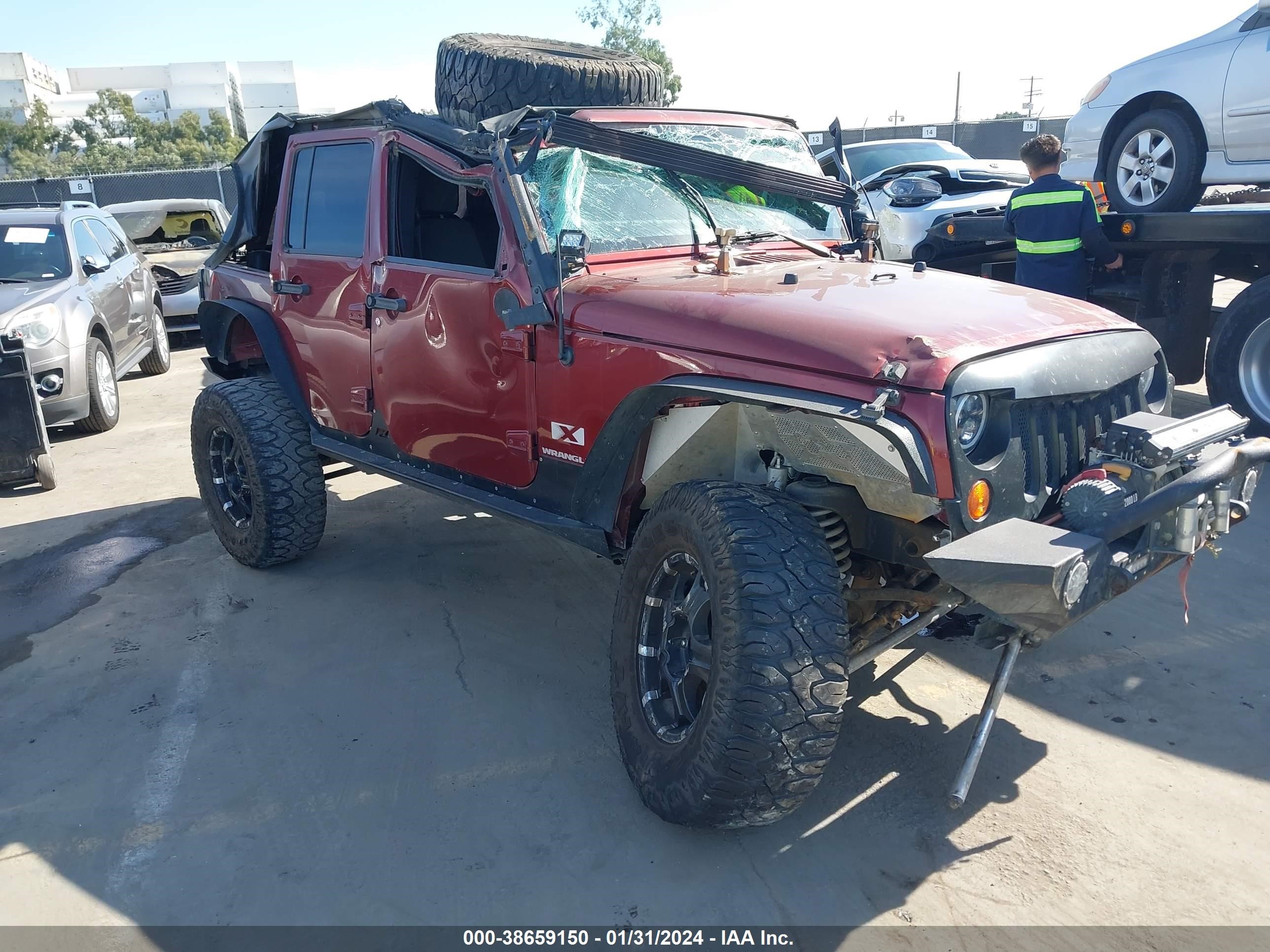 jeep wrangler 2007 1j4ga39107l214241