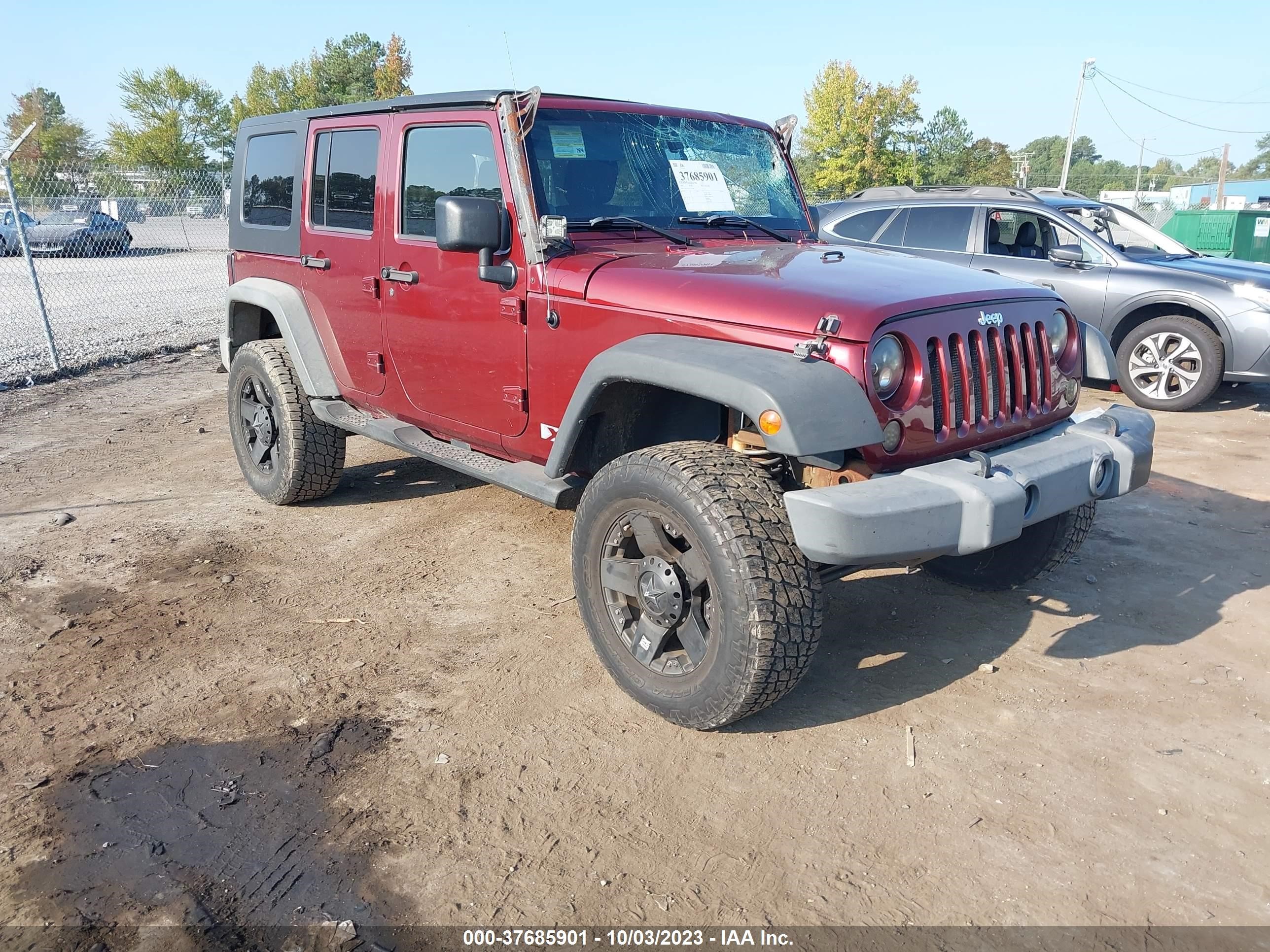 jeep wrangler 2007 1j4ga39167l151582