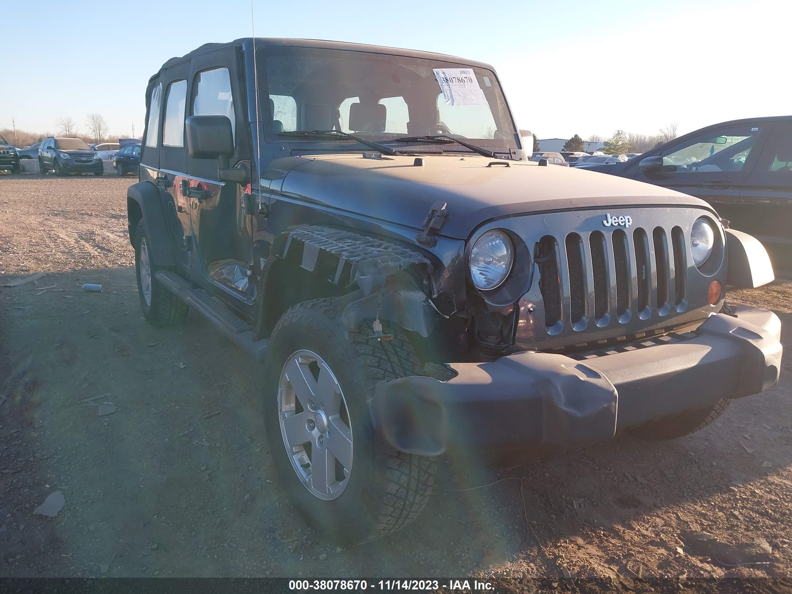 jeep wrangler 2007 1j4ga39167l228581