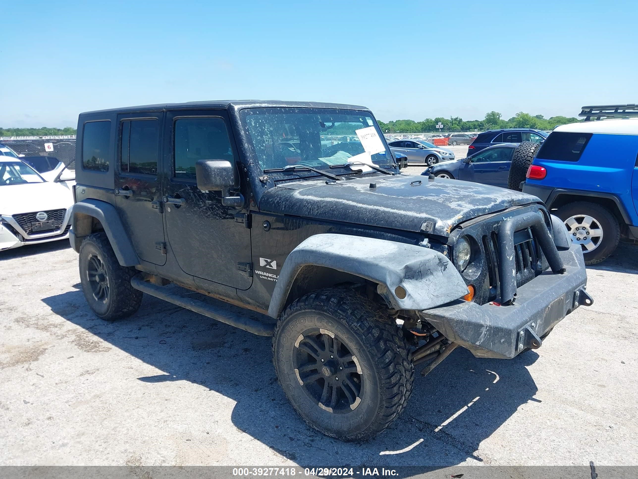 jeep wrangler 2007 1j4ga39177l115223