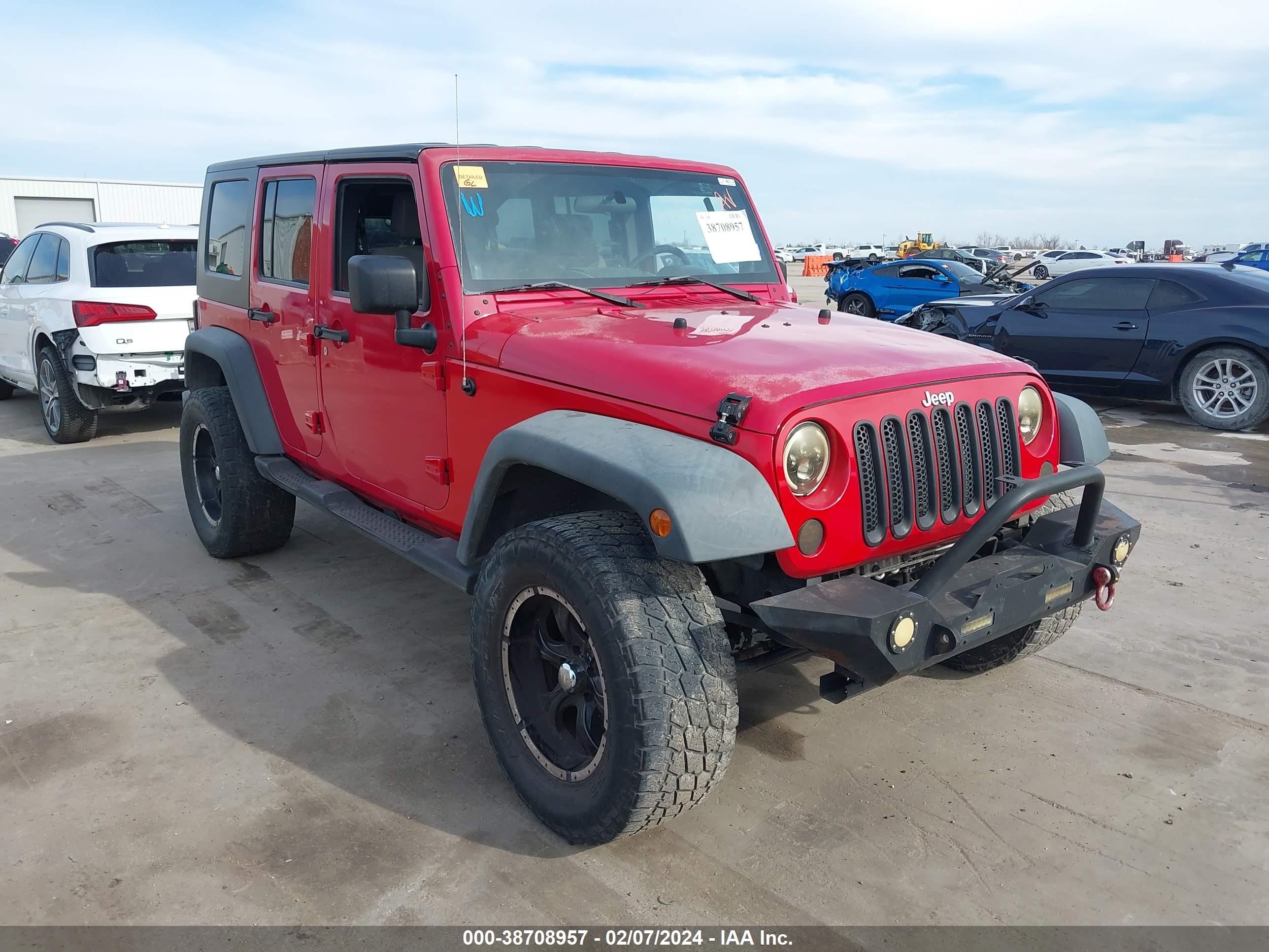 jeep wrangler 2008 1j4ga39178l518698