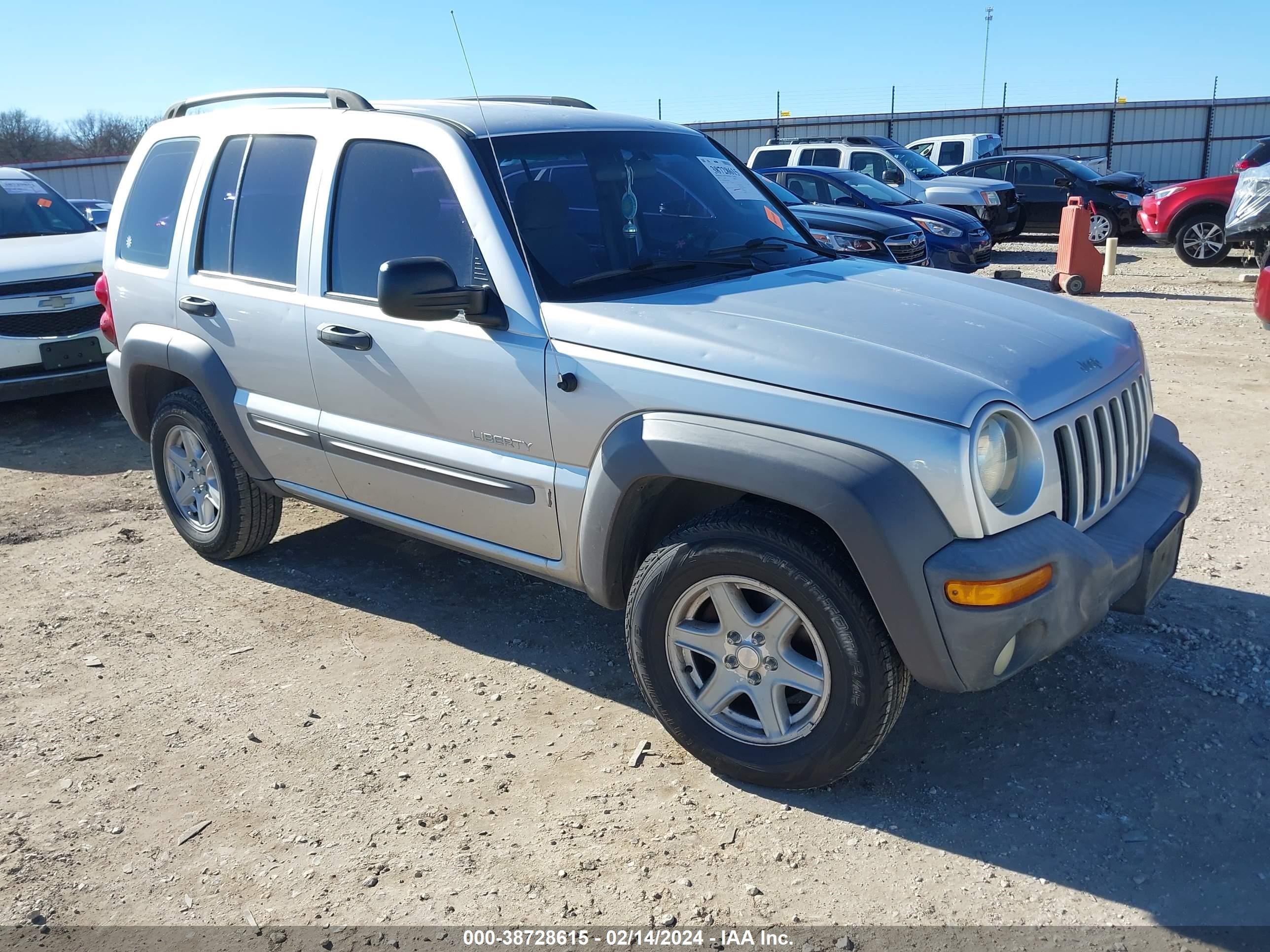 jeep liberty (north america) 2004 1j4gk48k04w140049