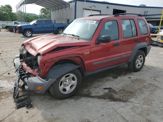 jeep liberty 2006 1j4gk48k06w106146