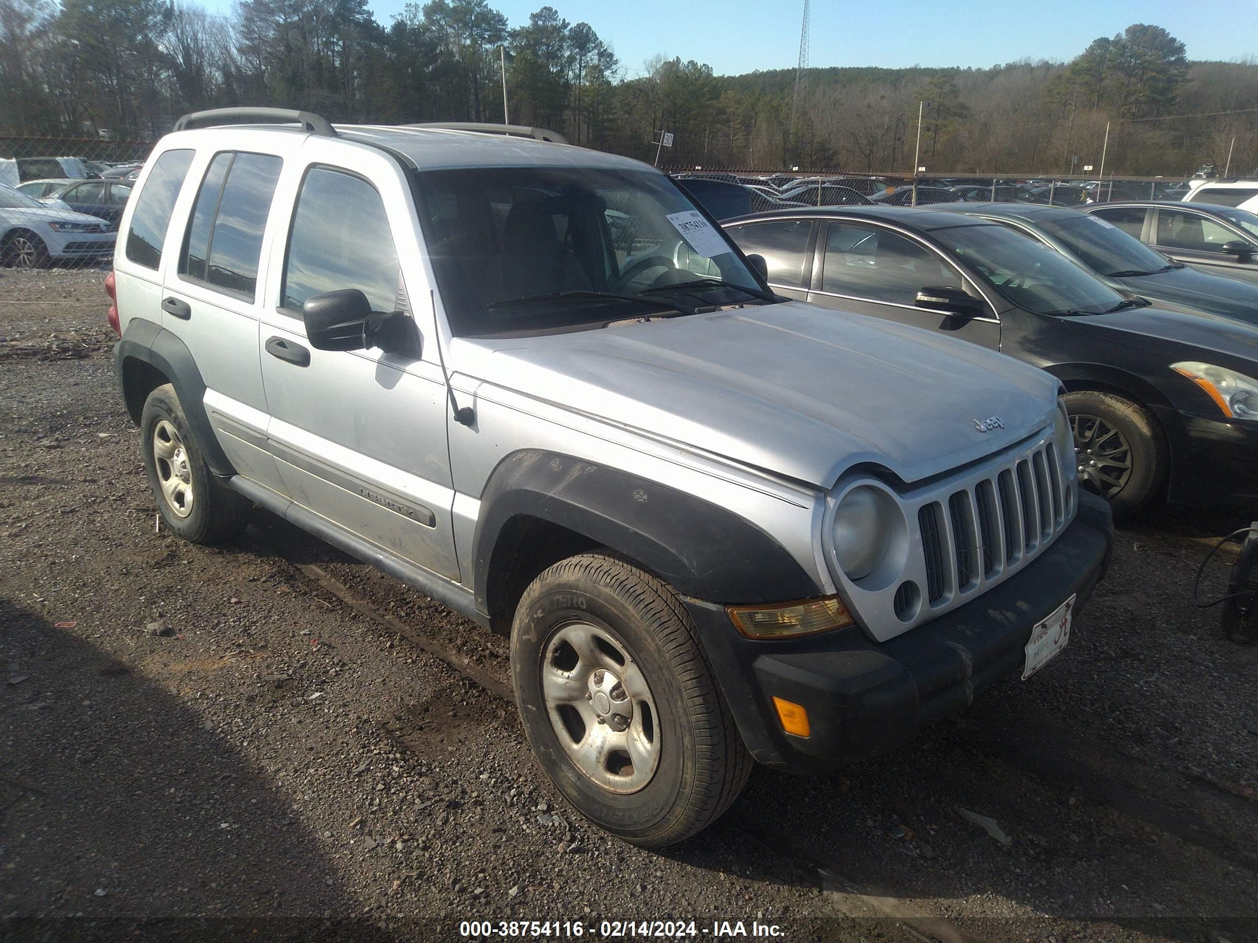 jeep liberty (north america) 2007 1j4gk48k17w525558