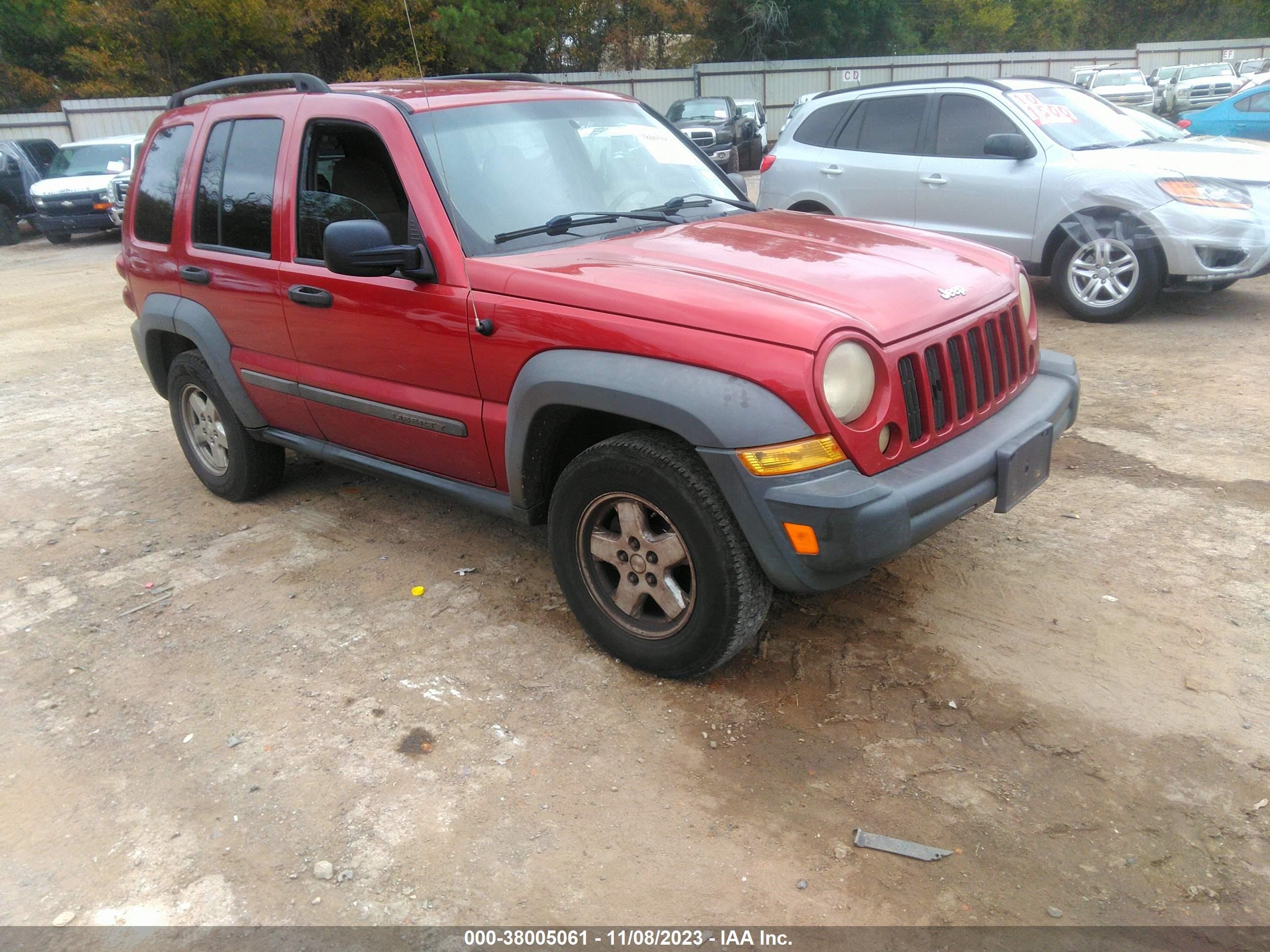 jeep liberty (north america) 2007 1j4gk48k17w543851