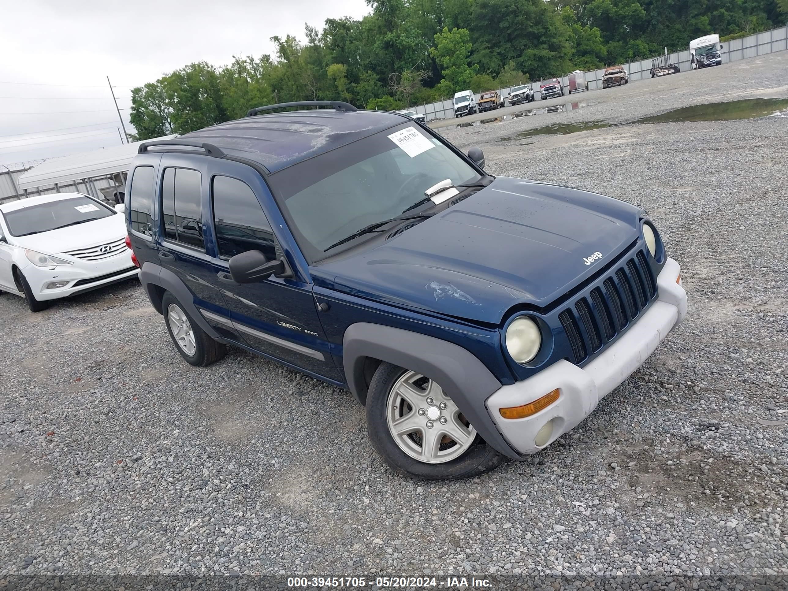 jeep liberty (north america) 2002 1j4gk48k42w123476