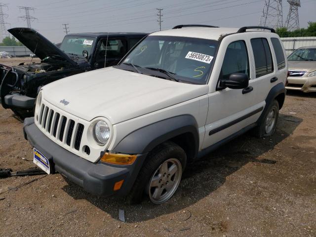 jeep liberty 2006 1j4gk48k46w154846