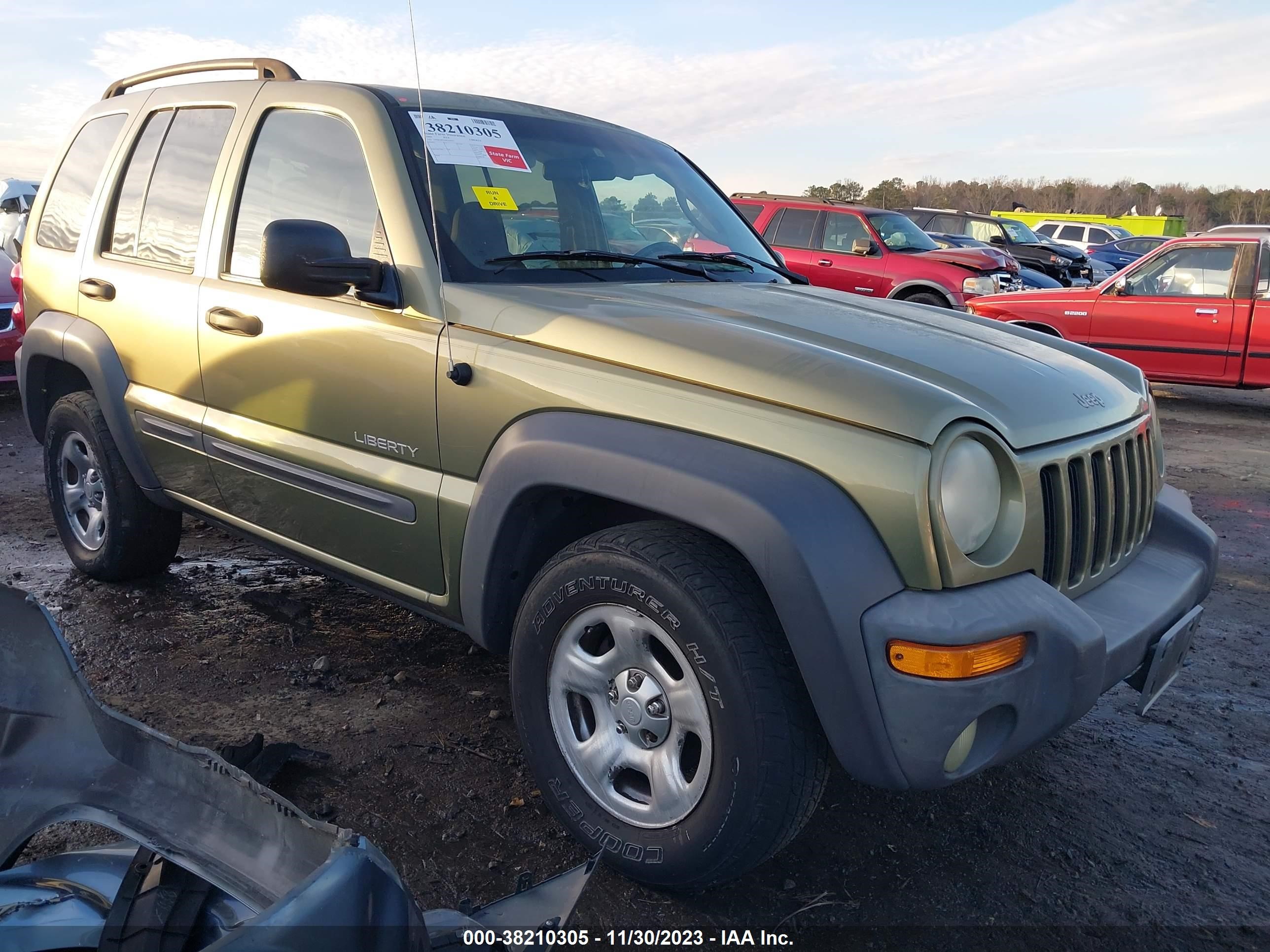 jeep liberty (north america) 2004 1j4gk48k54w106933