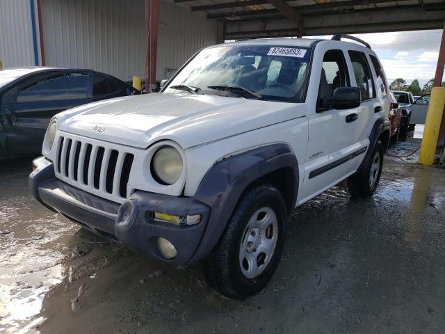 jeep liberty 2004 1j4gk48k64w185500