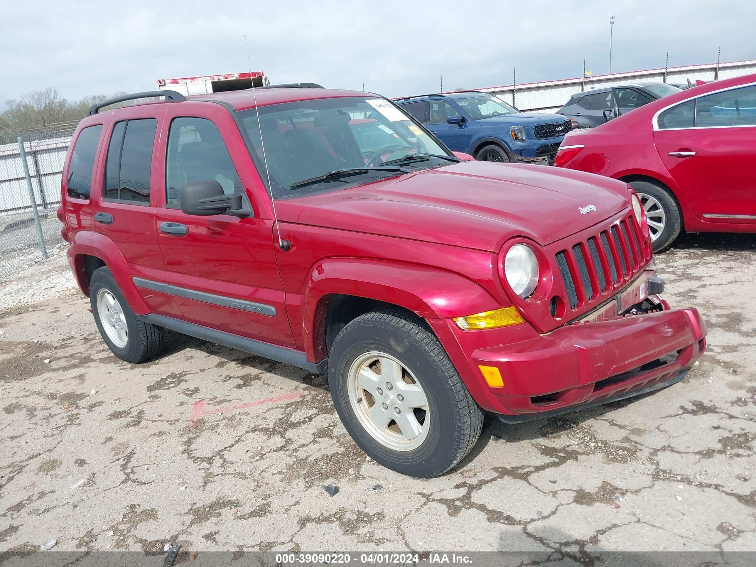 jeep liberty (north america) 2007 1j4gk48k67w665976