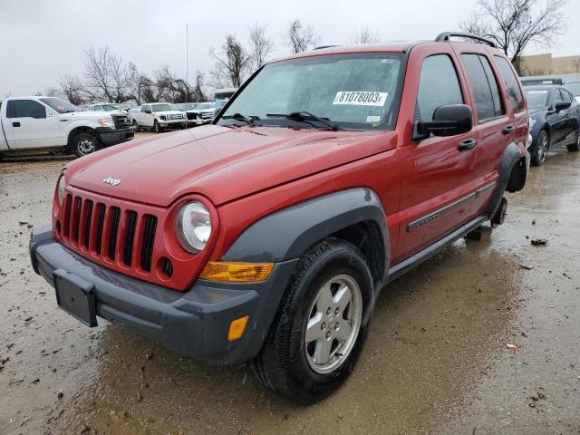 jeep liberty 2006 1j4gk48k76w224193