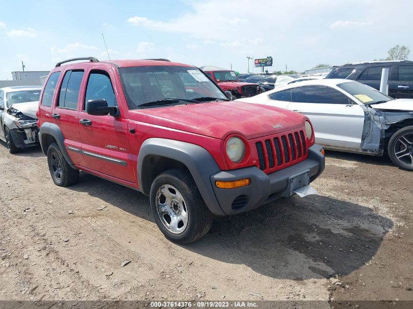 jeep liberty (north america) 2003 1j4gk48k83w677850