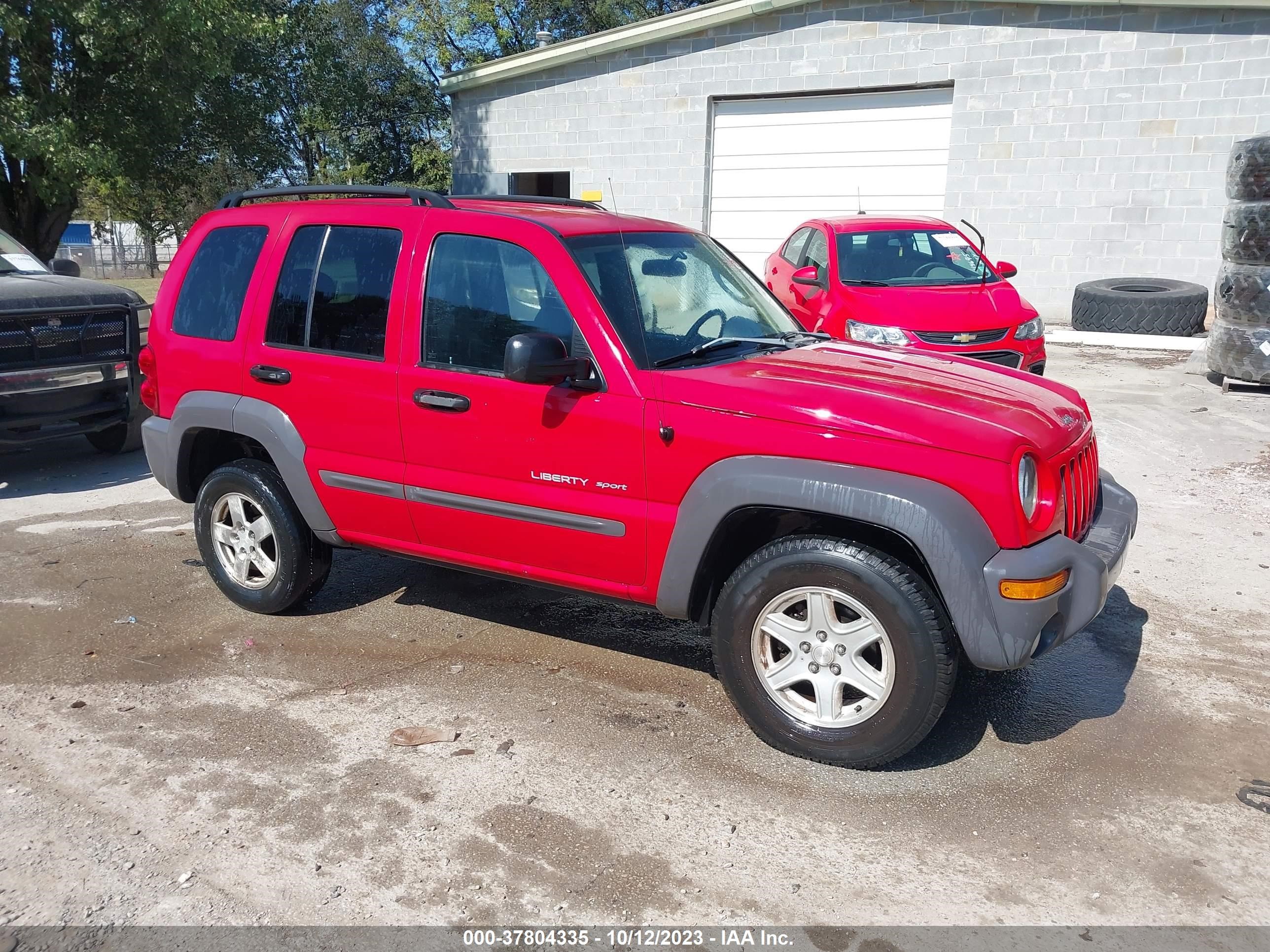 jeep liberty (north america) 2003 1j4gk48k83w735360