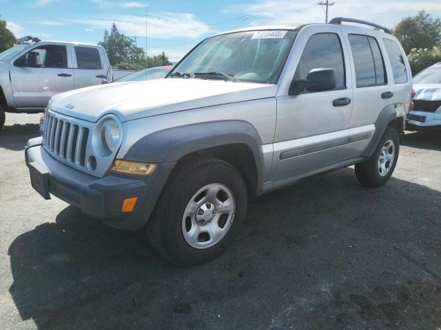 jeep liberty 2006 1j4gk48k86w251466