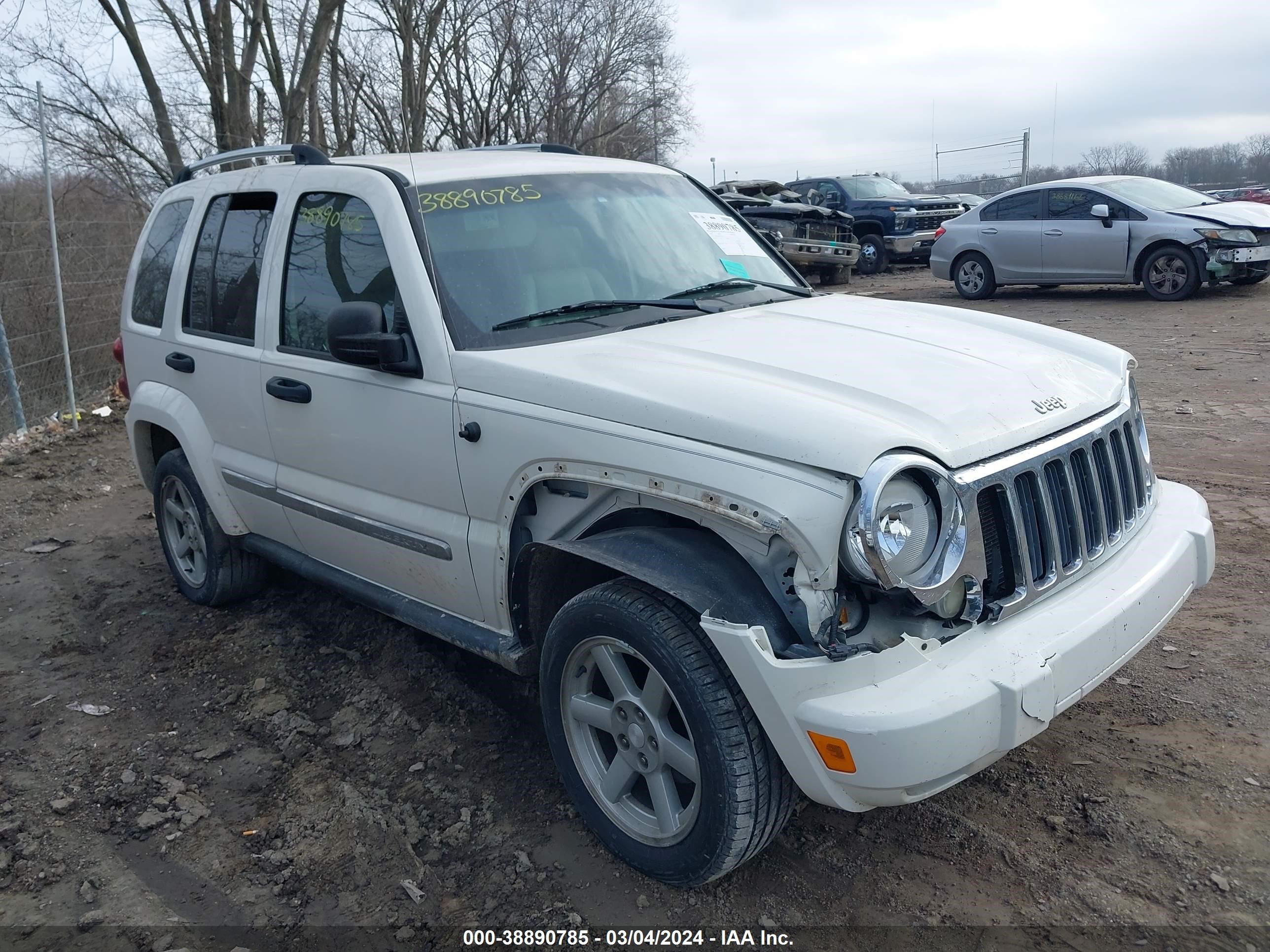 jeep liberty (north america) 2005 1j4gk58k65w543539