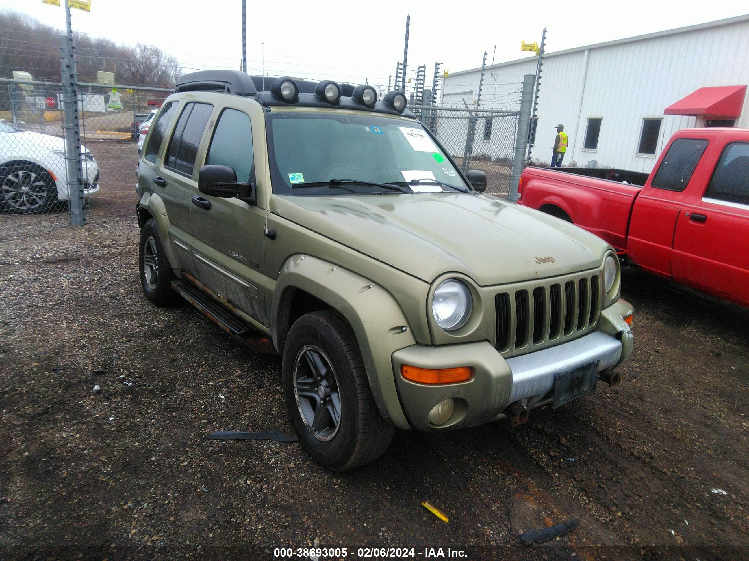 jeep liberty (north america) 2003 1j4gl38k93w606843
