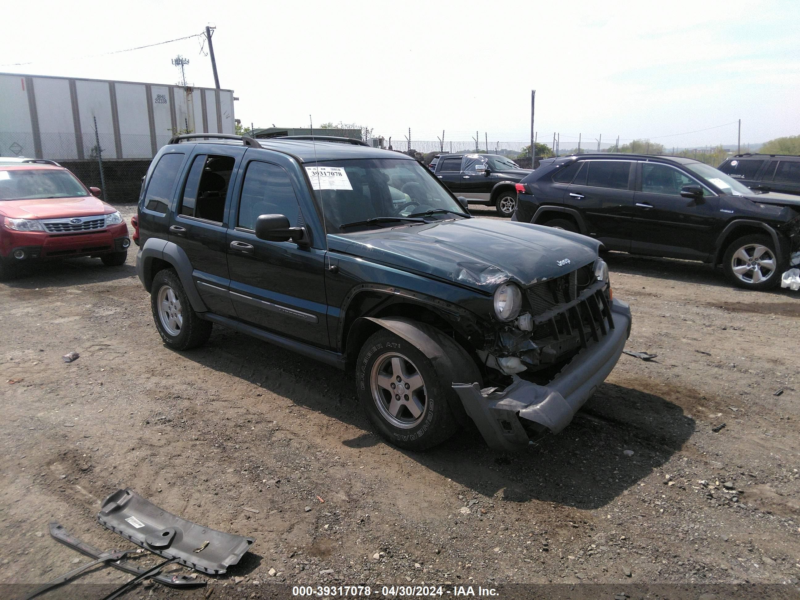 jeep liberty (north america) 2005 1j4gl48k05w602737