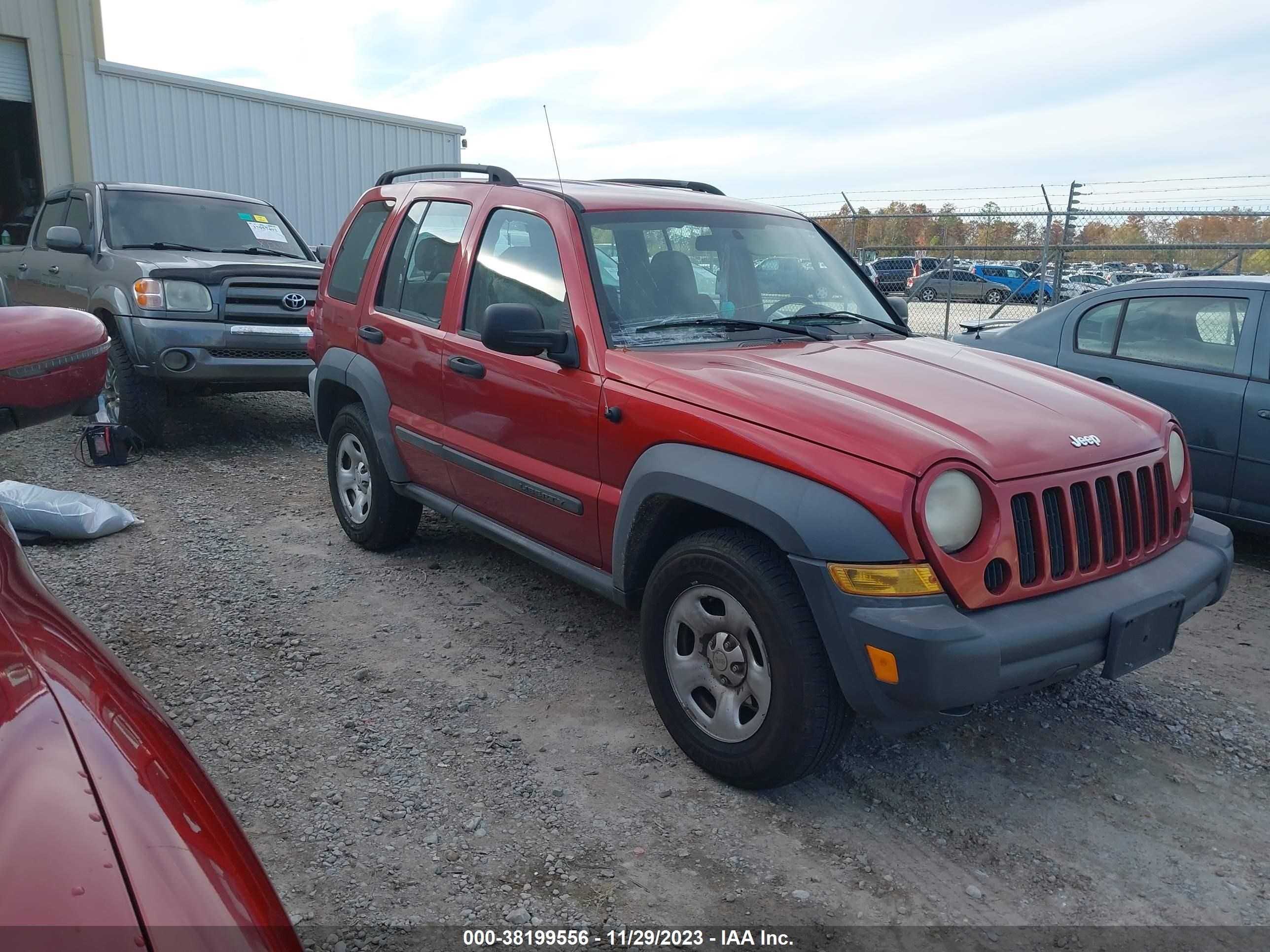 jeep liberty (north america) 2007 1j4gl48k27w668886