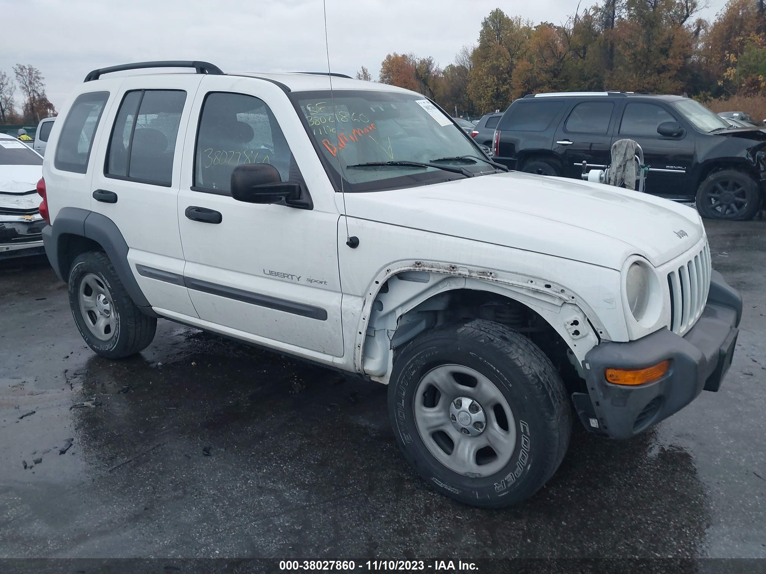 jeep liberty (north america) 2003 1j4gl48k33w606326