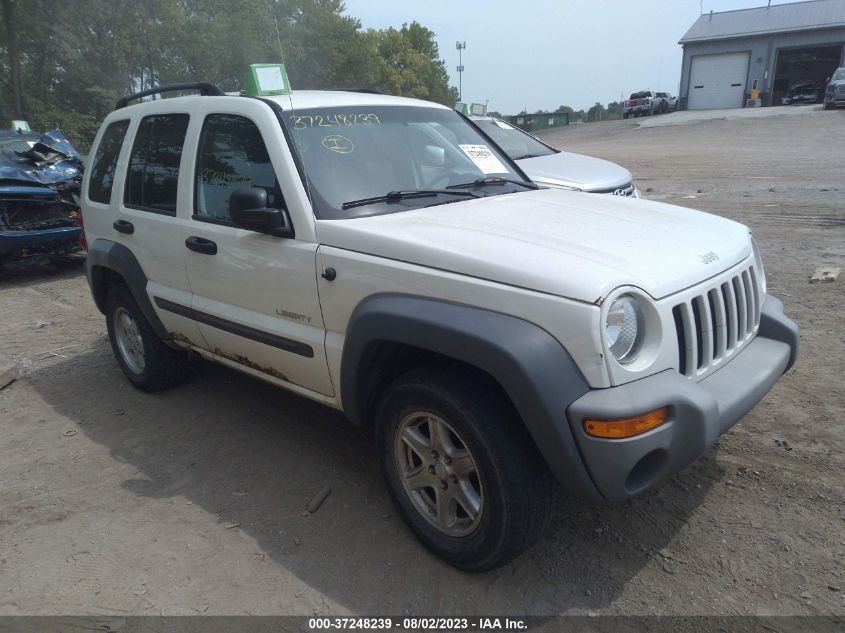 jeep liberty (north america) 2004 1j4gl48k34w321093