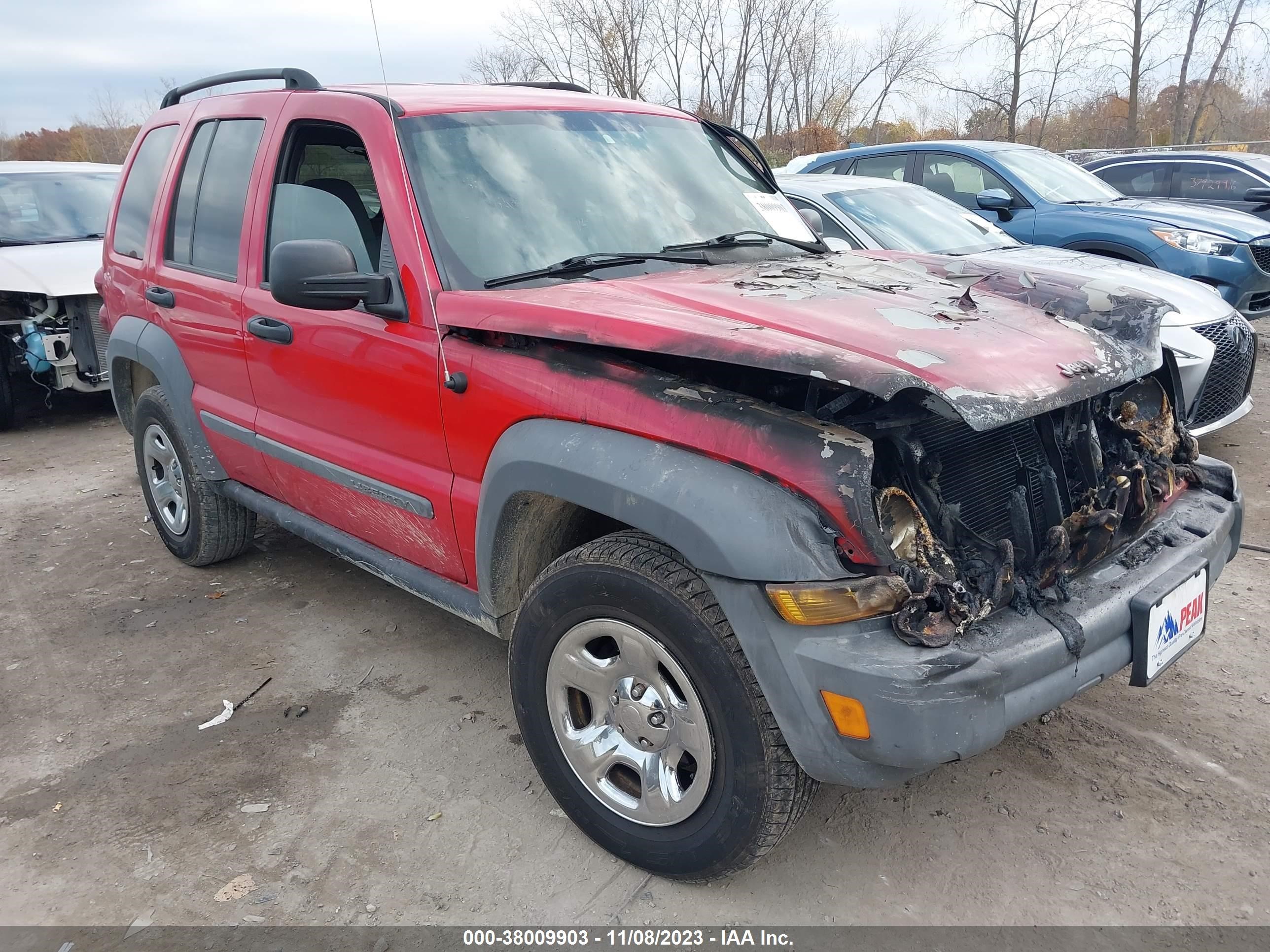 jeep liberty (north america) 2005 1j4gl48k35w532909