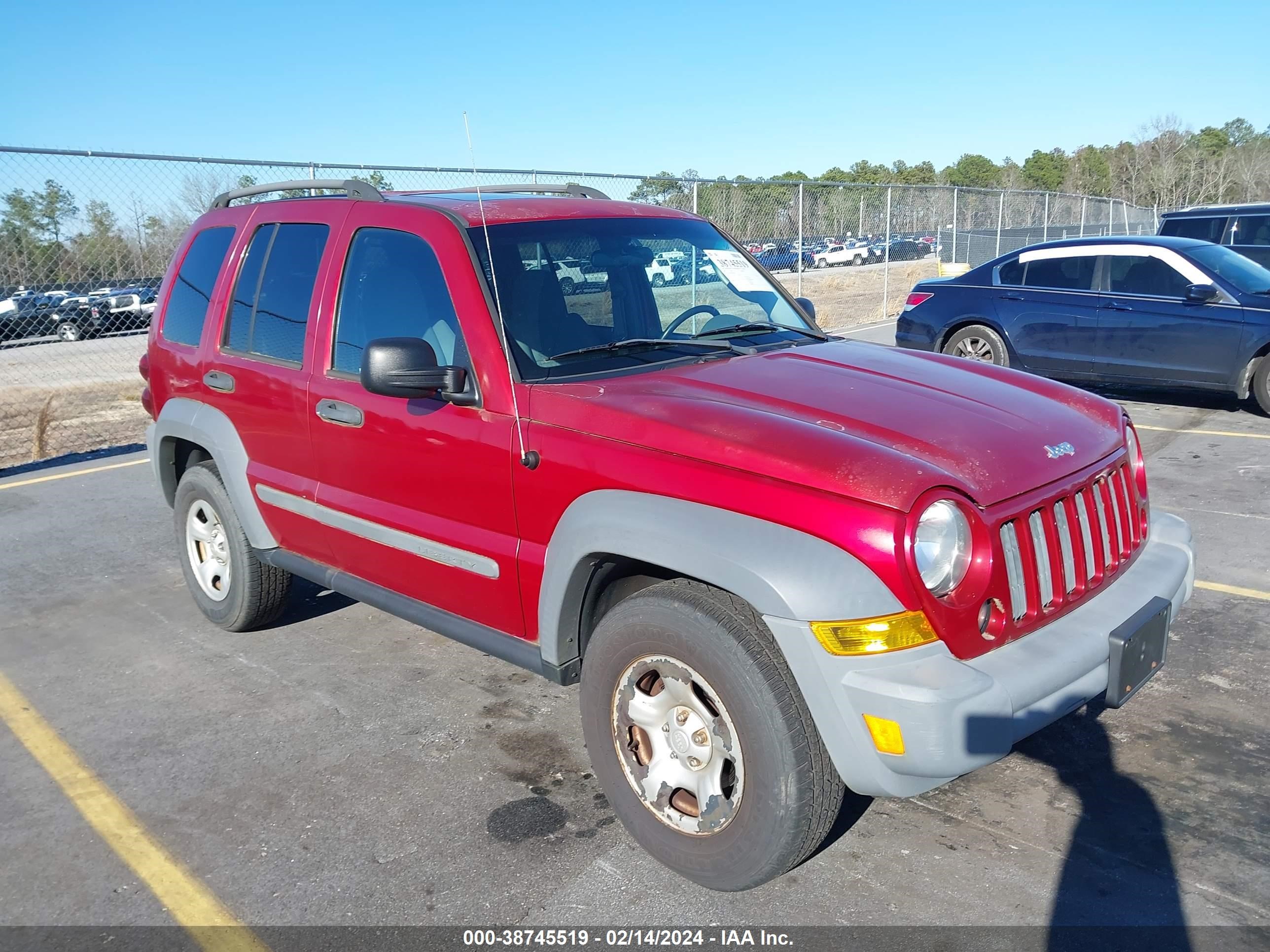 jeep liberty (north america) 2005 1j4gl48k35w709426