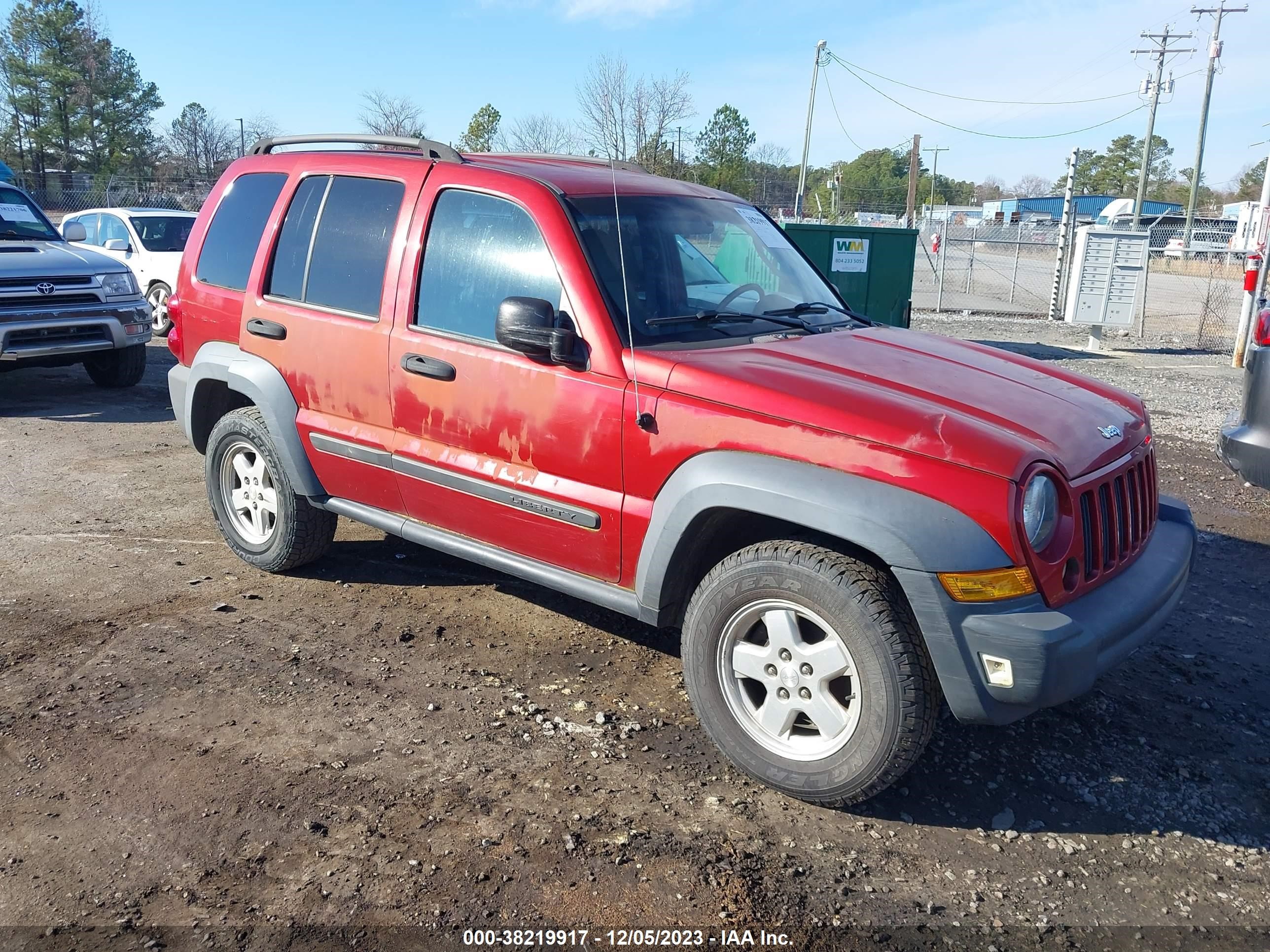 jeep liberty (north america) 2006 1j4gl48k36w282489