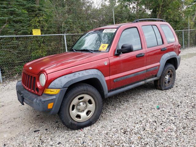 jeep liberty sp 2007 1j4gl48k47w647327