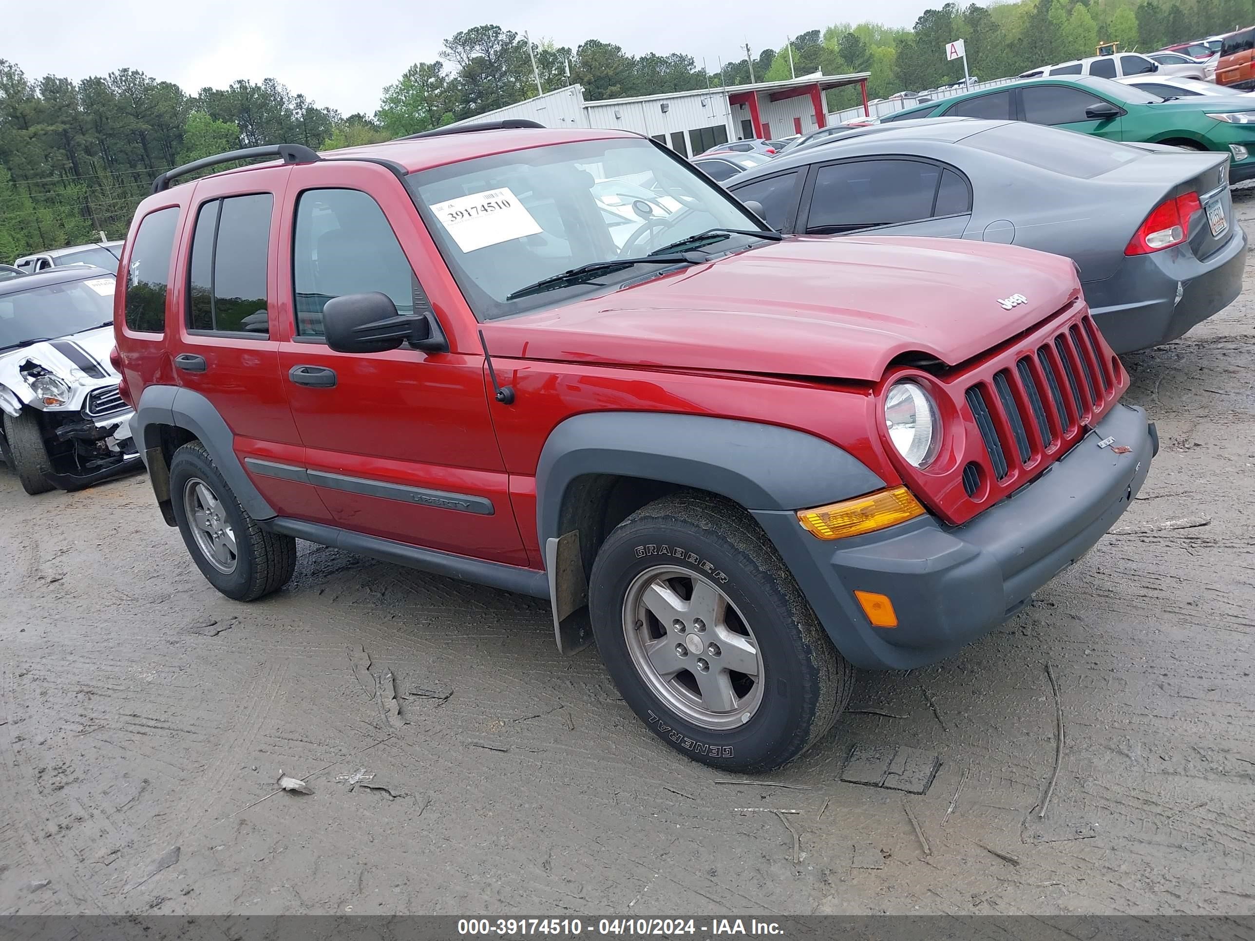 jeep liberty (north america) 2007 1j4gl48k57w574324