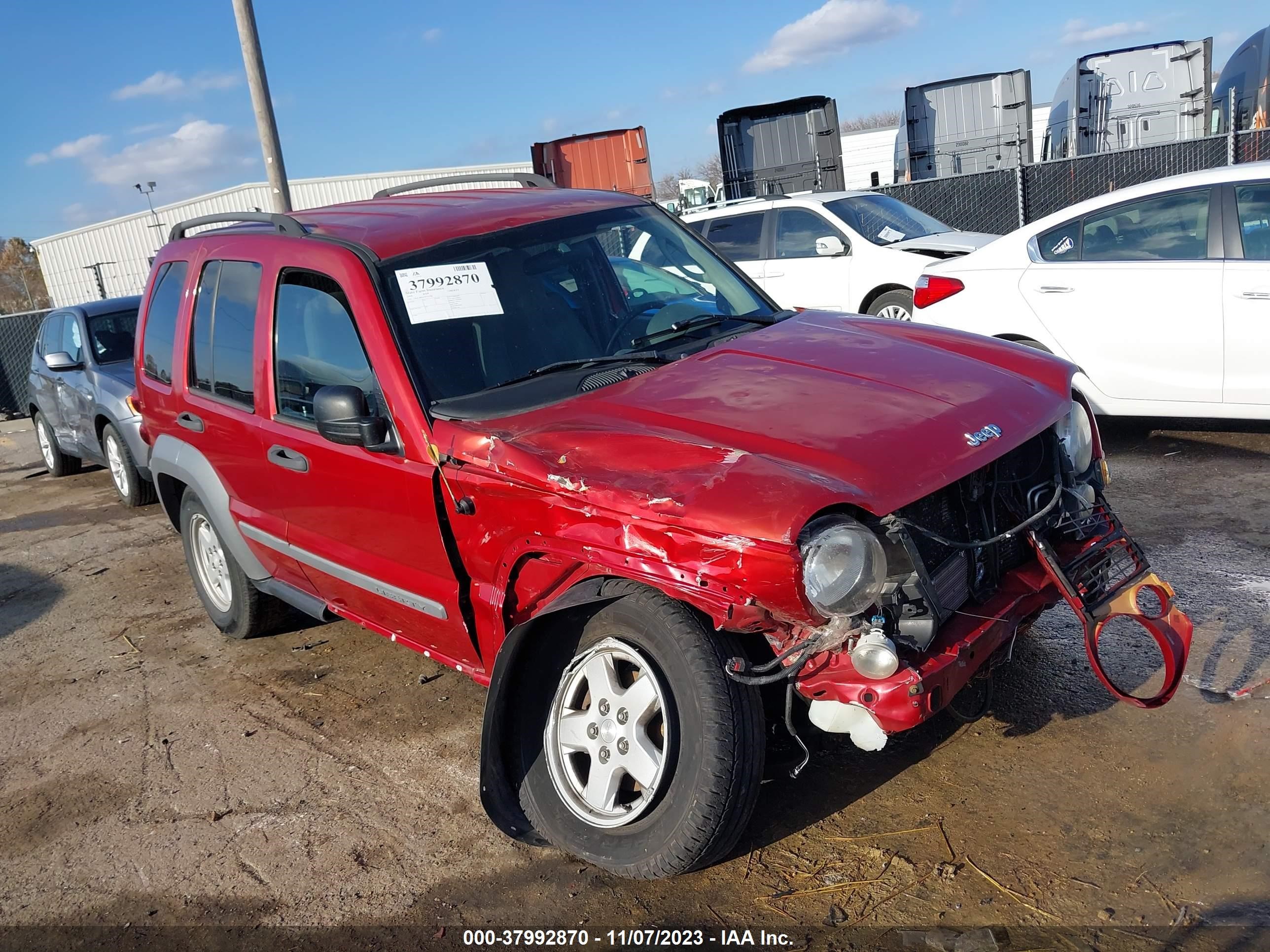 jeep liberty (north america) 2005 1j4gl48k65w705788