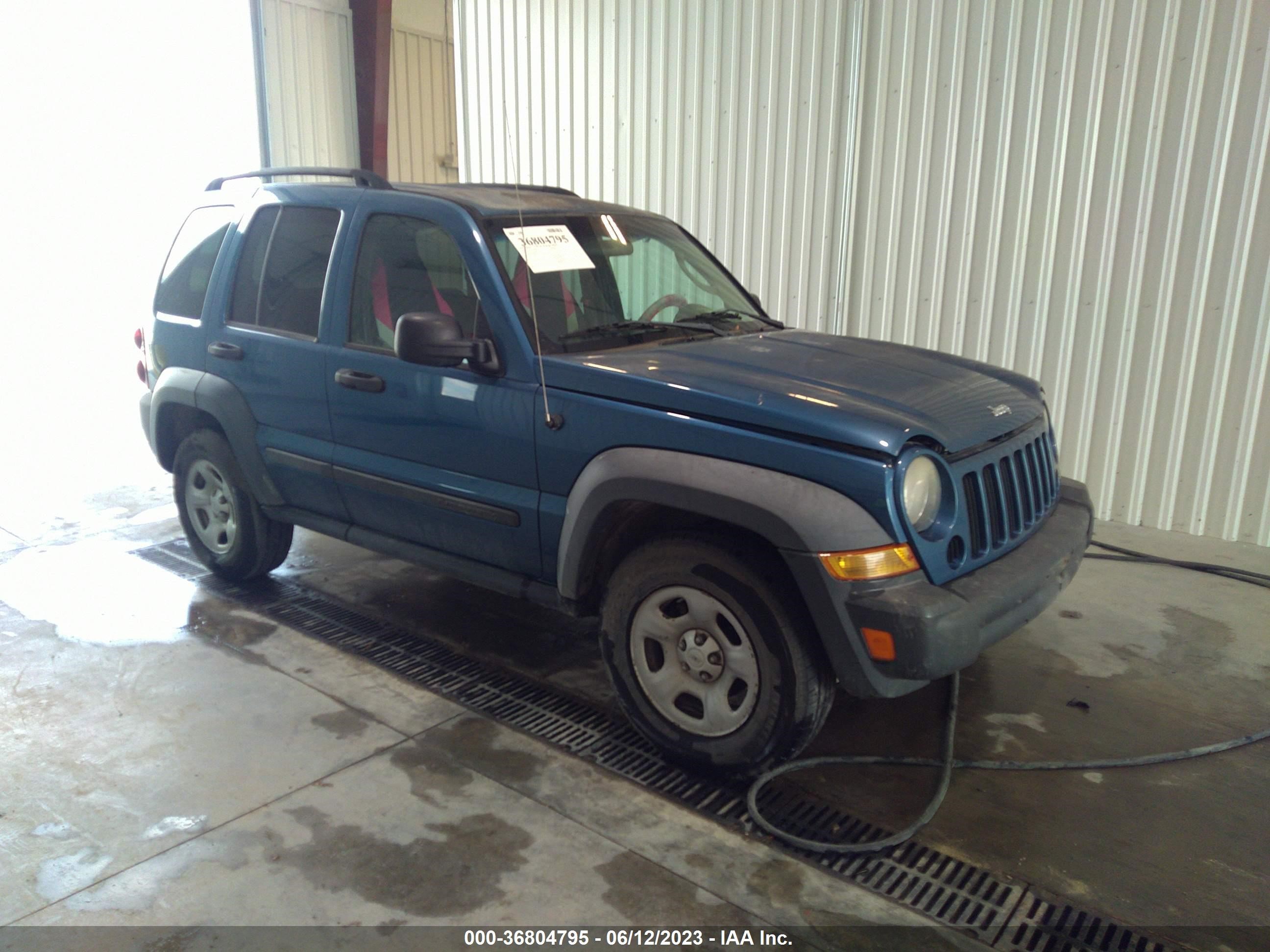 jeep liberty (north america) 2006 1j4gl48k66w255660