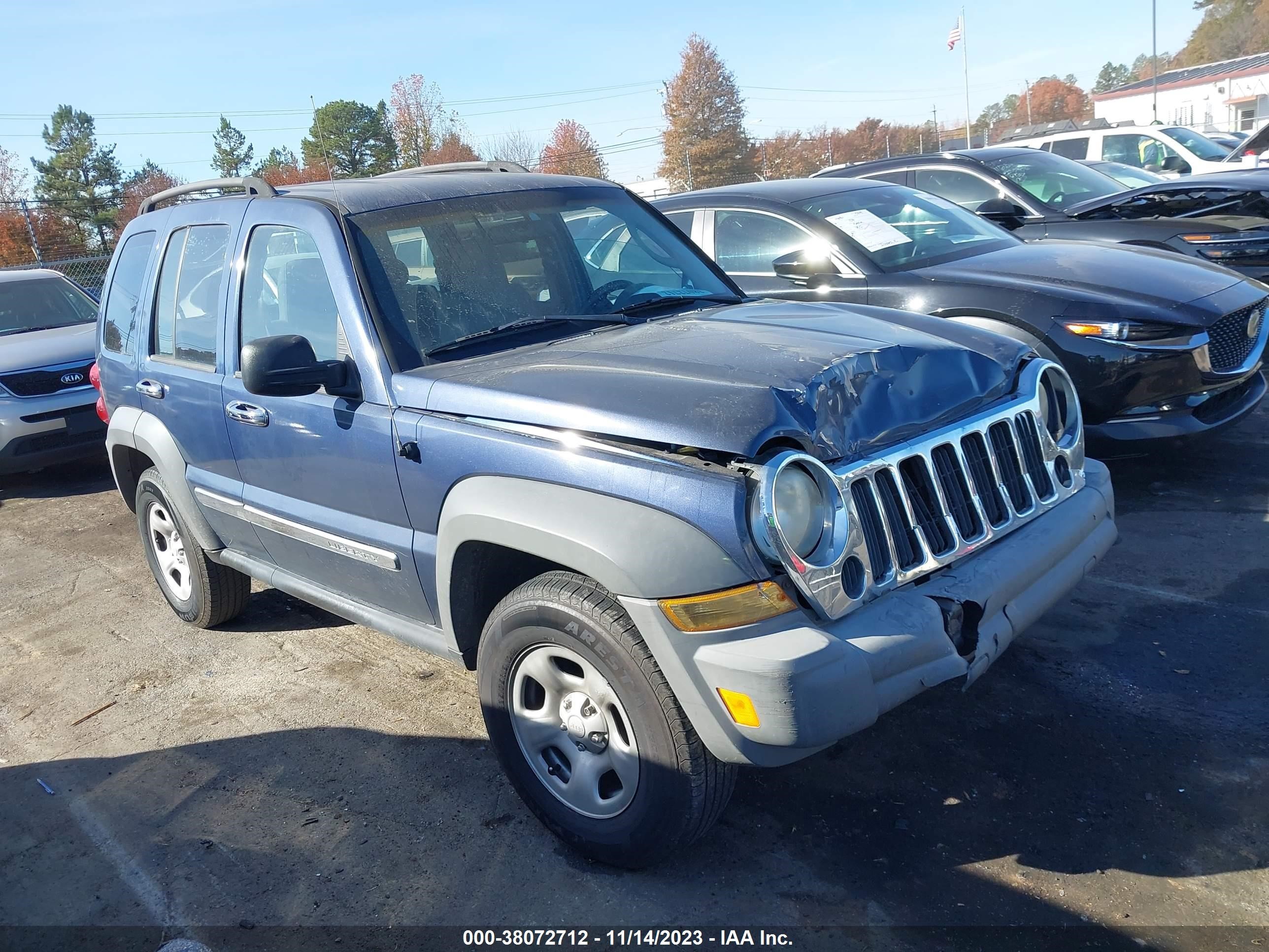 jeep liberty (north america) 2006 1j4gl48k96w104246