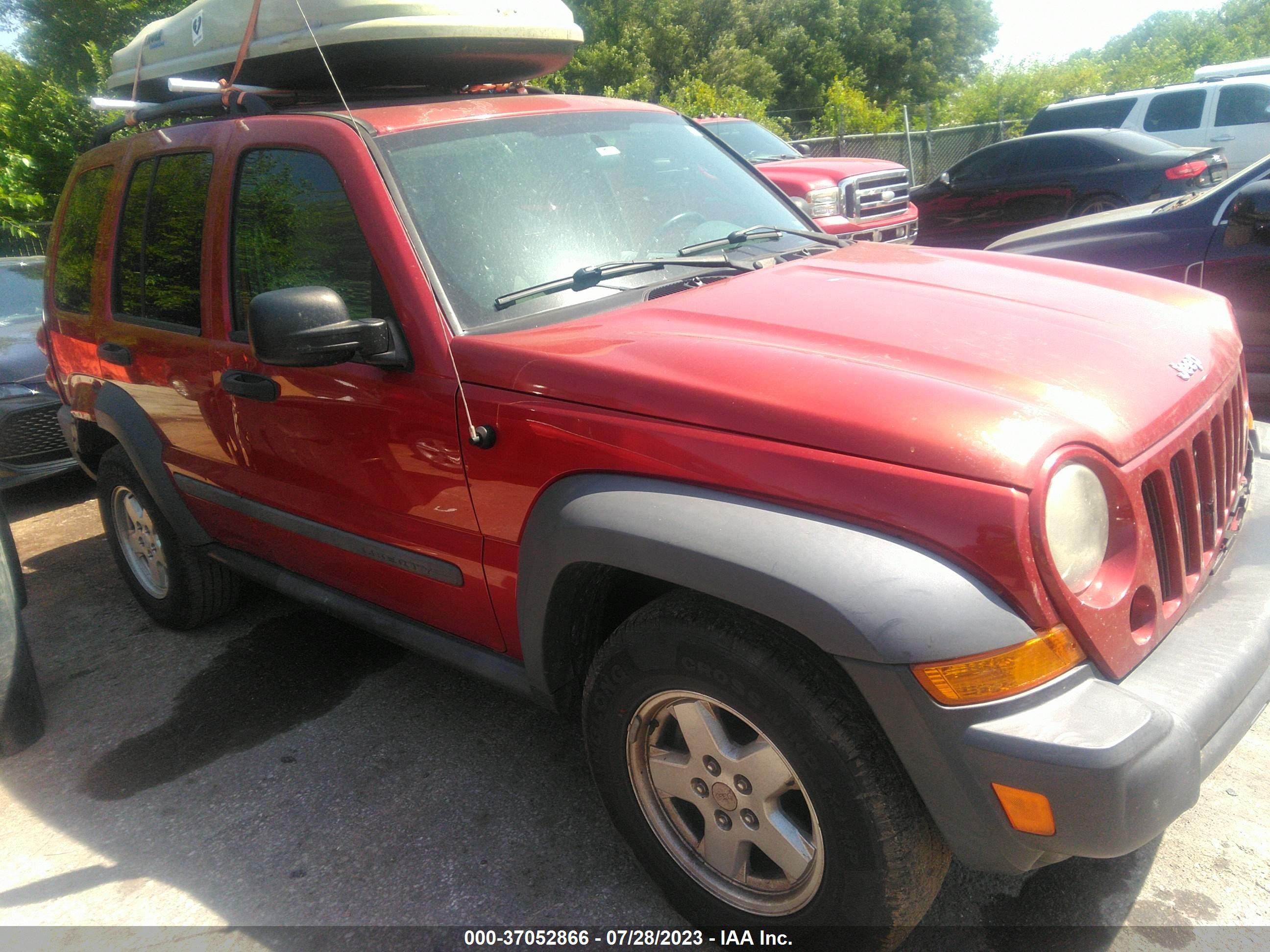 jeep liberty (north america) 2007 1j4gl48kx7w694572