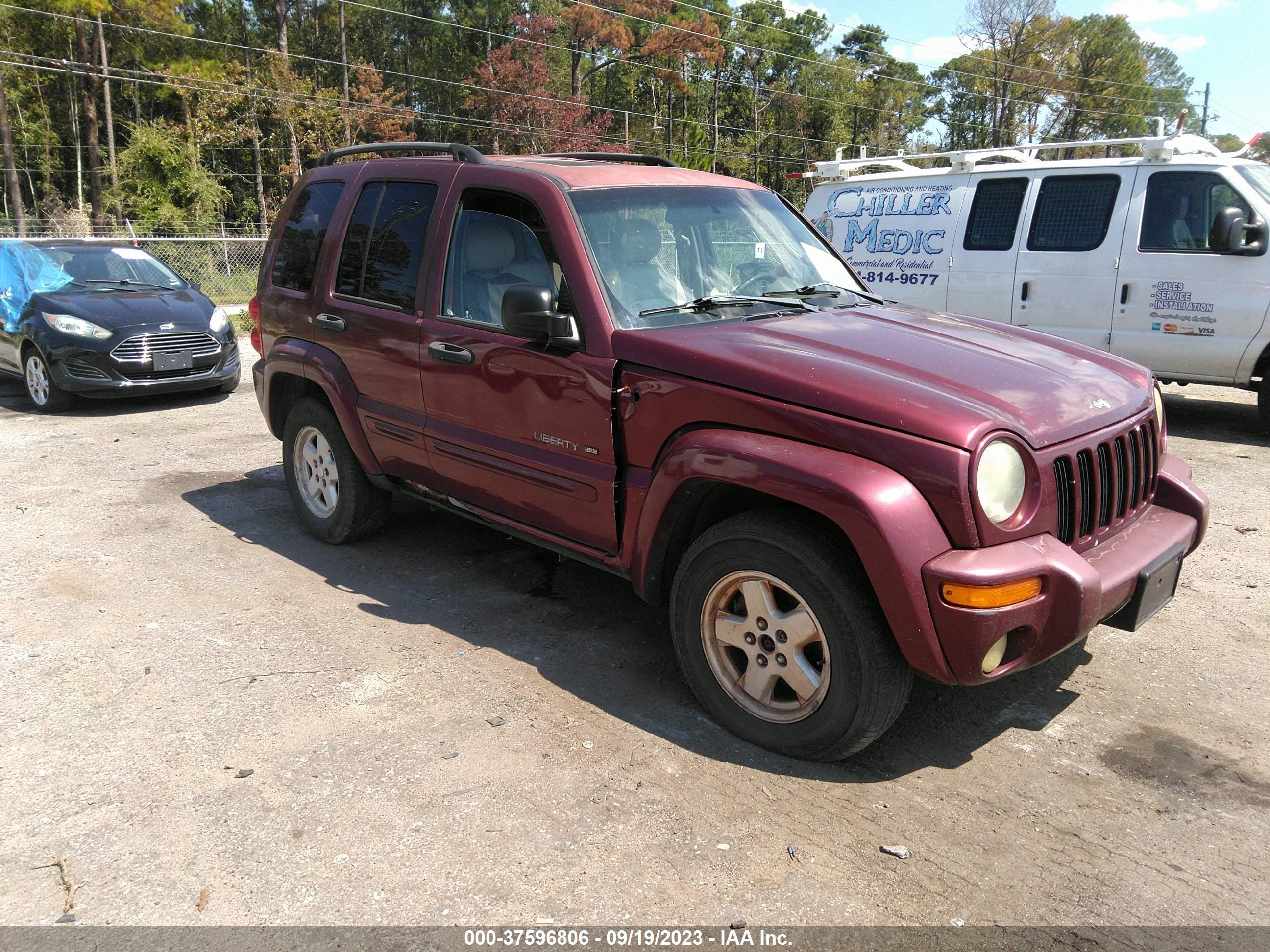 jeep liberty (north america) 2003 1j4gl58k13w654459